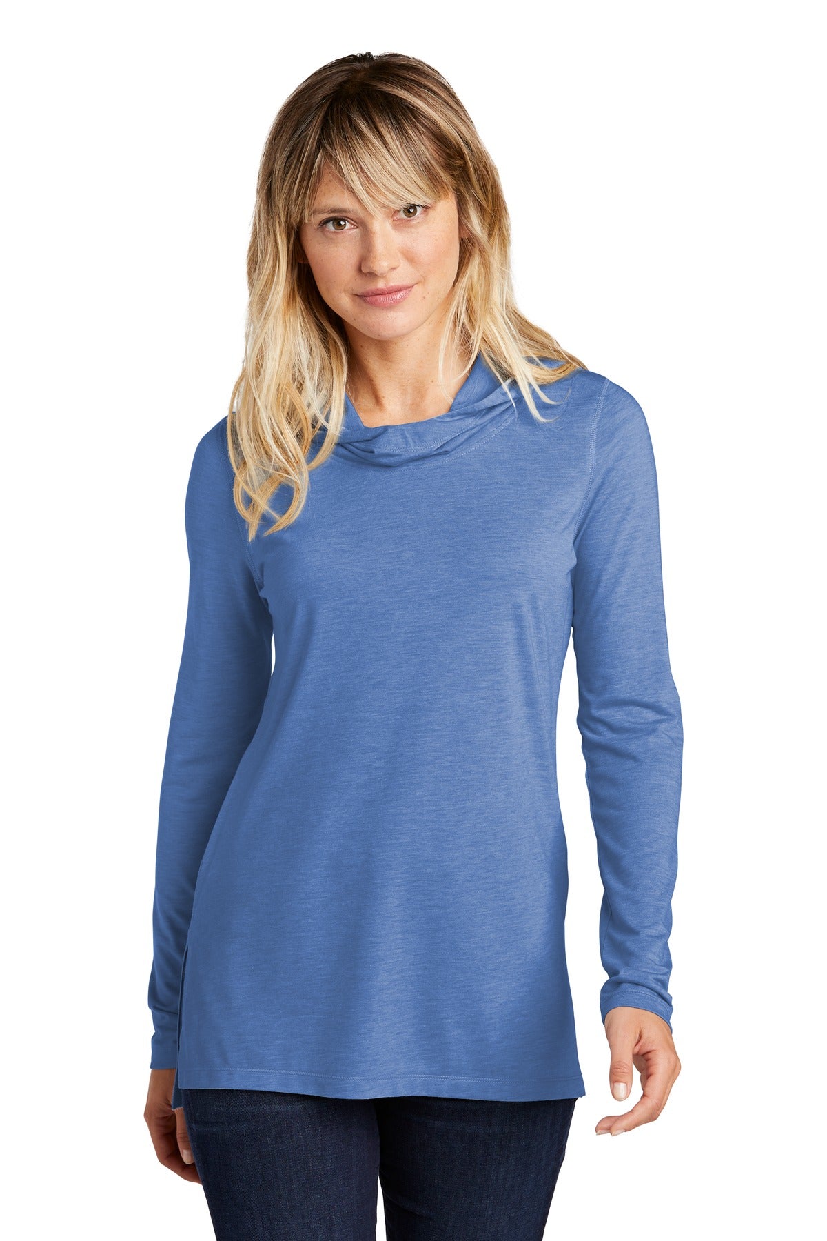Sport-Tek® Women's PosiCharge® Tri-Blend Wicking Long Sleeve Hoodie