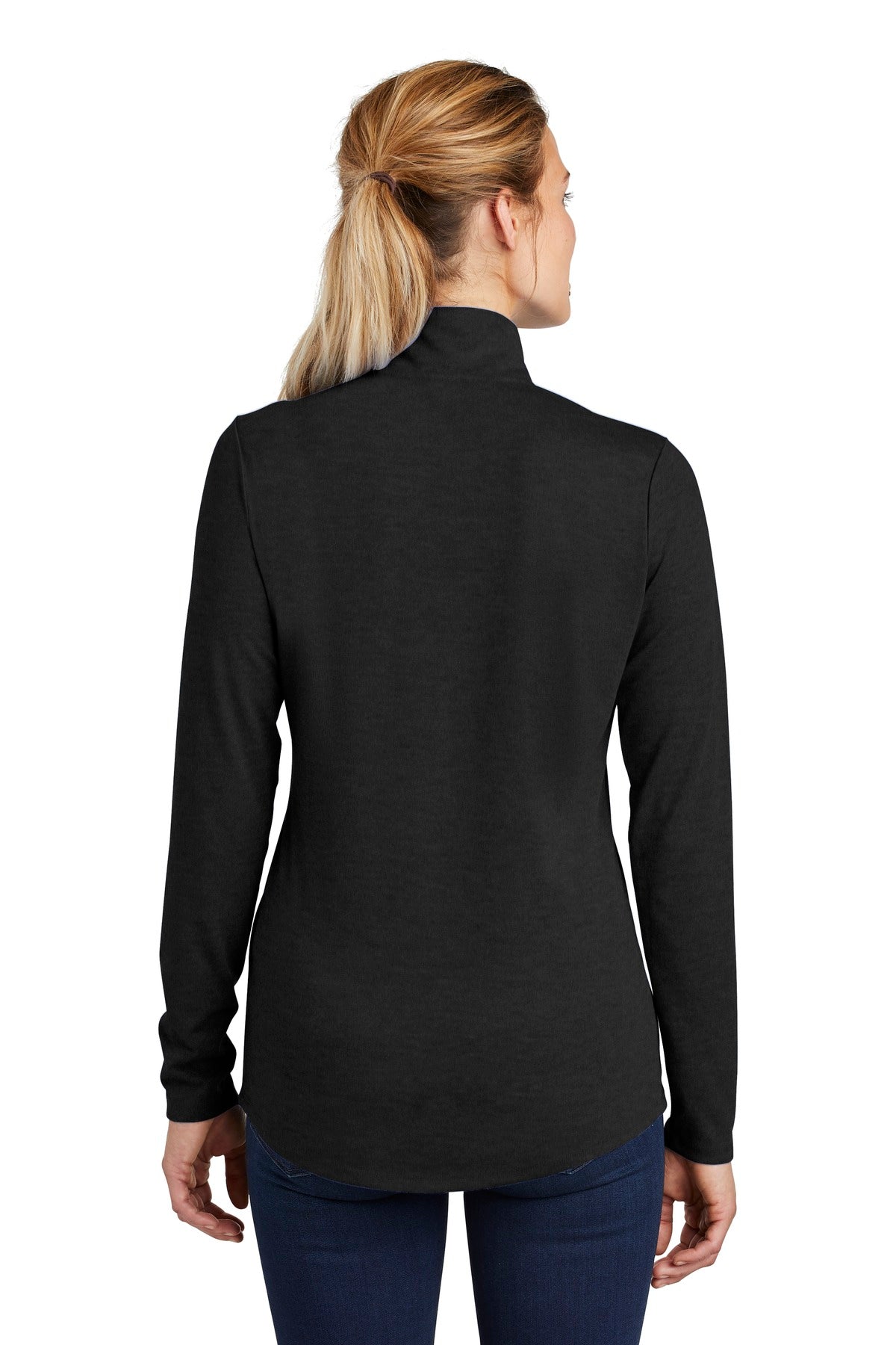 Sport-Tek® Women's PosiCharge® Tri-Blend Wicking 1/4-Zip Pullover