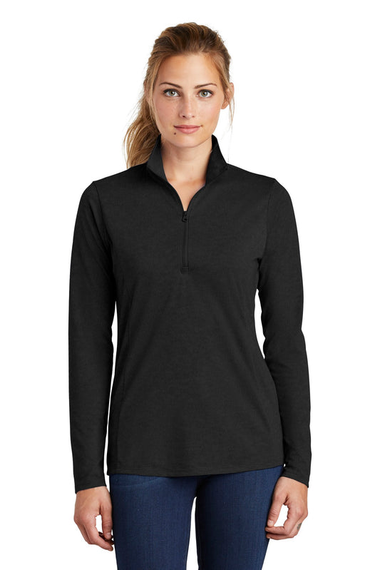 Sport-Tek® Women's PosiCharge® Tri-Blend Wicking 1/4-Zip Pullover