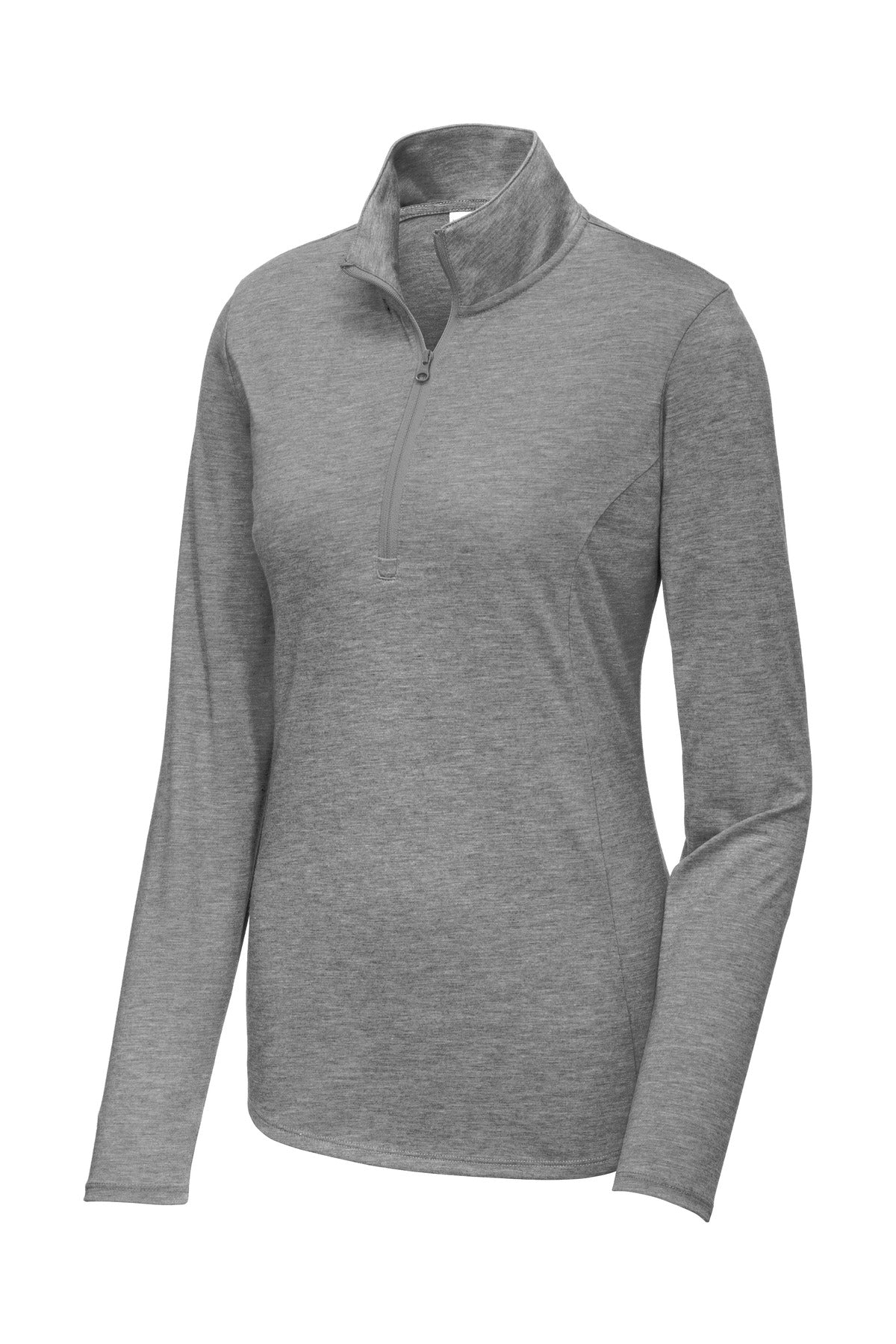 Sport-Tek® Women's PosiCharge® Tri-Blend Wicking 1/4-Zip Pullover
