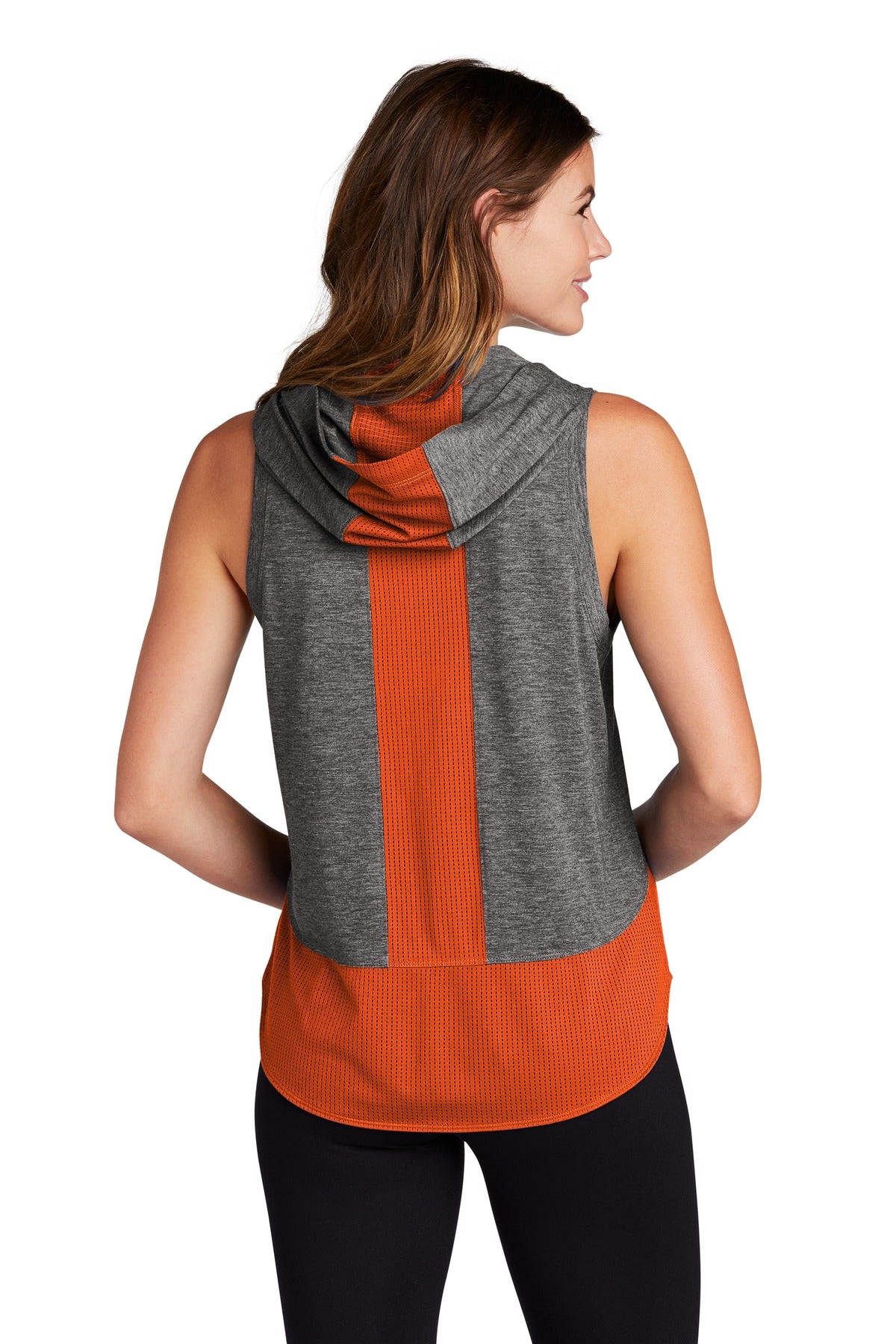 Sport-Tek® Women's PosiCharge® Tri-Blend Wicking Draft Hoodie Tank