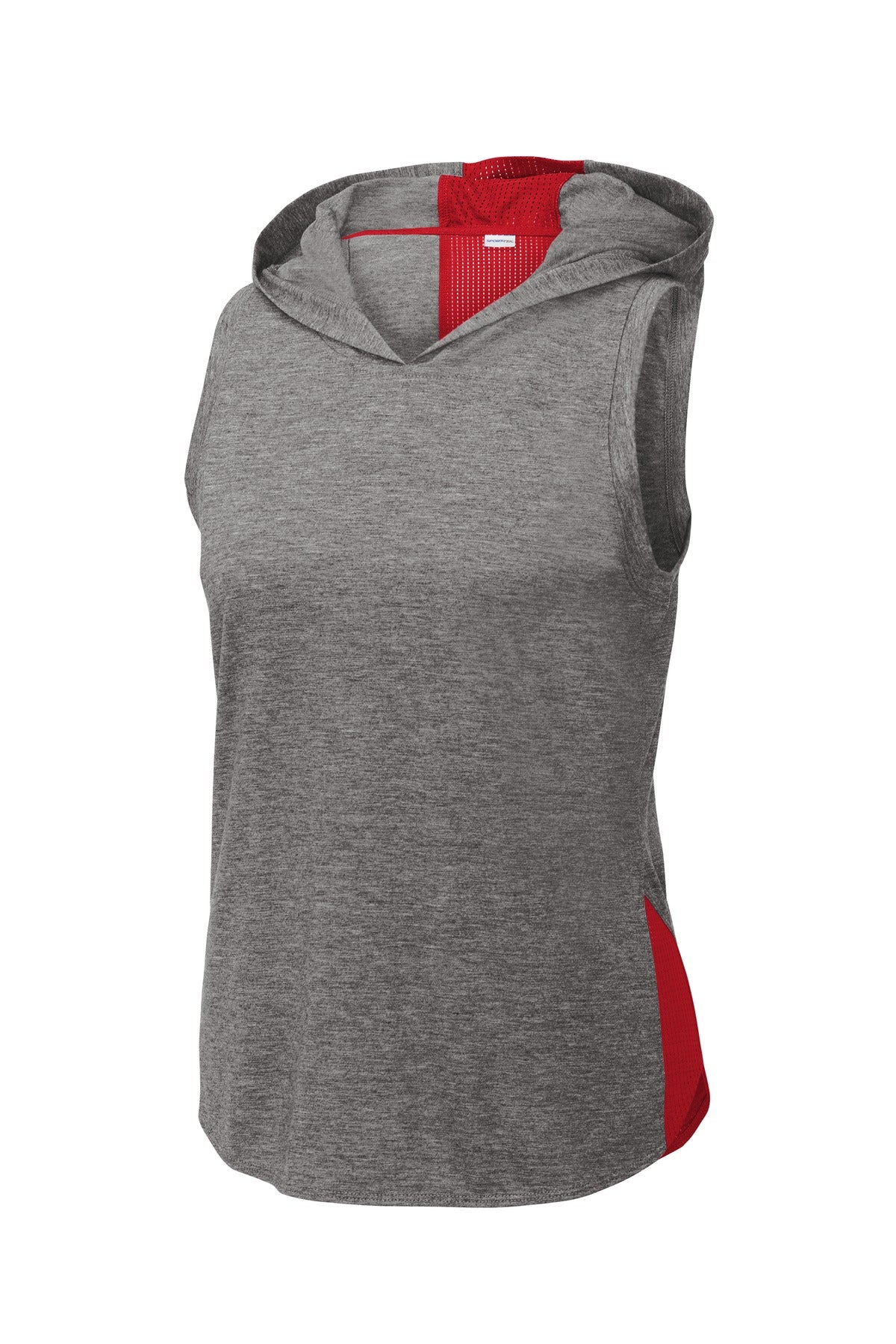 Sport-Tek® Women's PosiCharge® Tri-Blend Wicking Draft Hoodie Tank