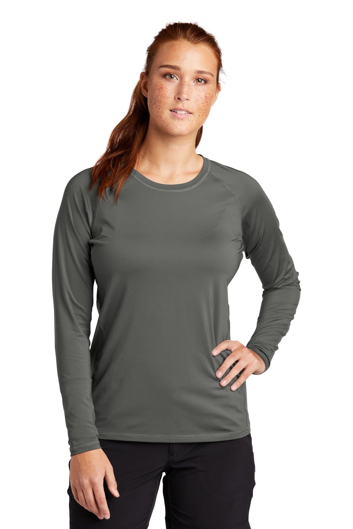Sport-Tek® Women's Long Sleeve Rashguard Tee