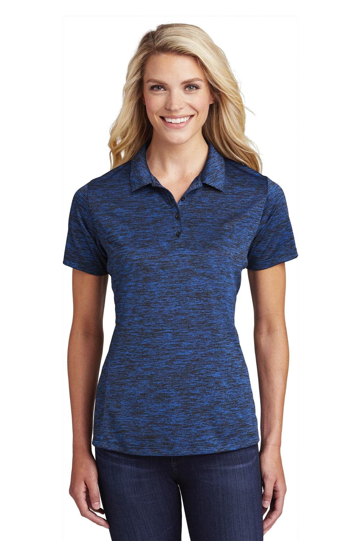 Sport-Tek® Women's PosiCharge® Electric Heather Polo