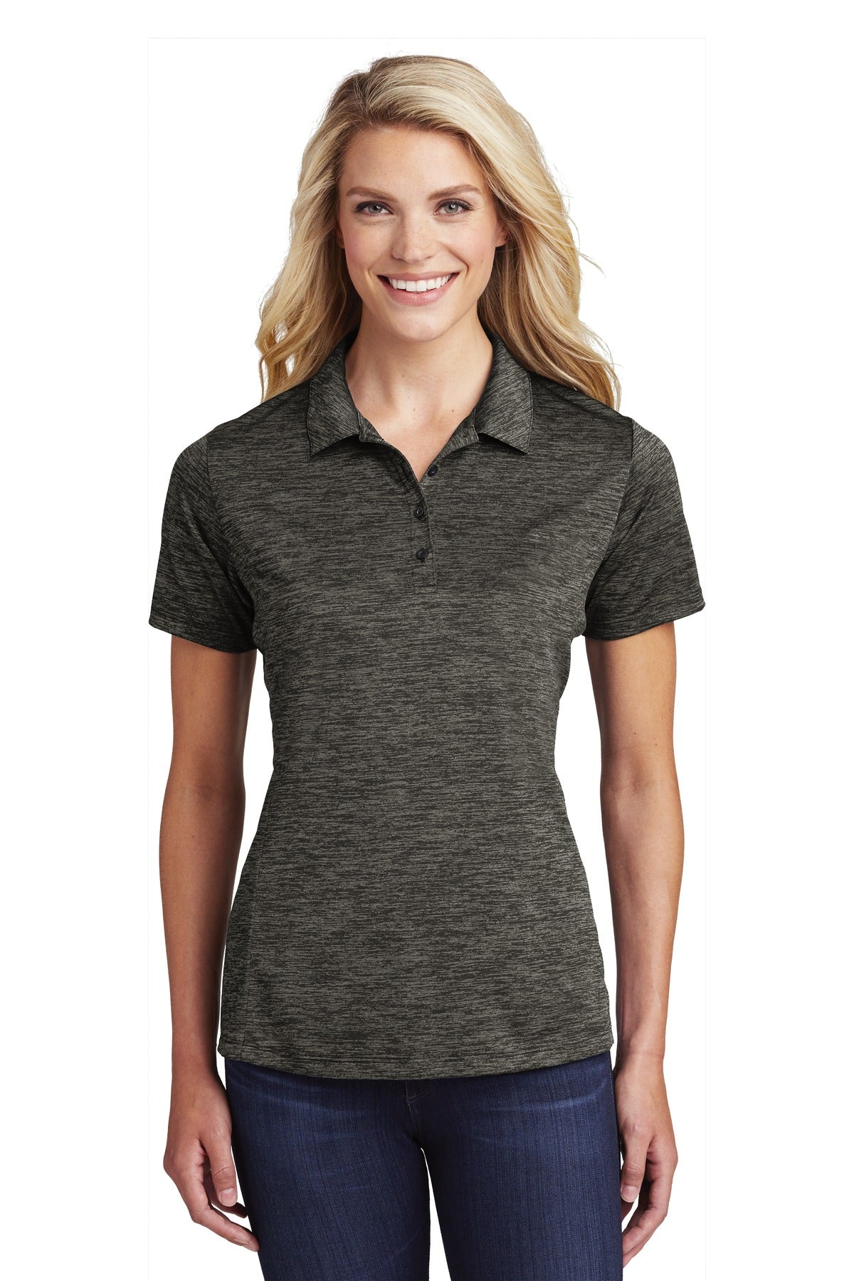 Sport-Tek® Women's PosiCharge® Electric Heather Polo