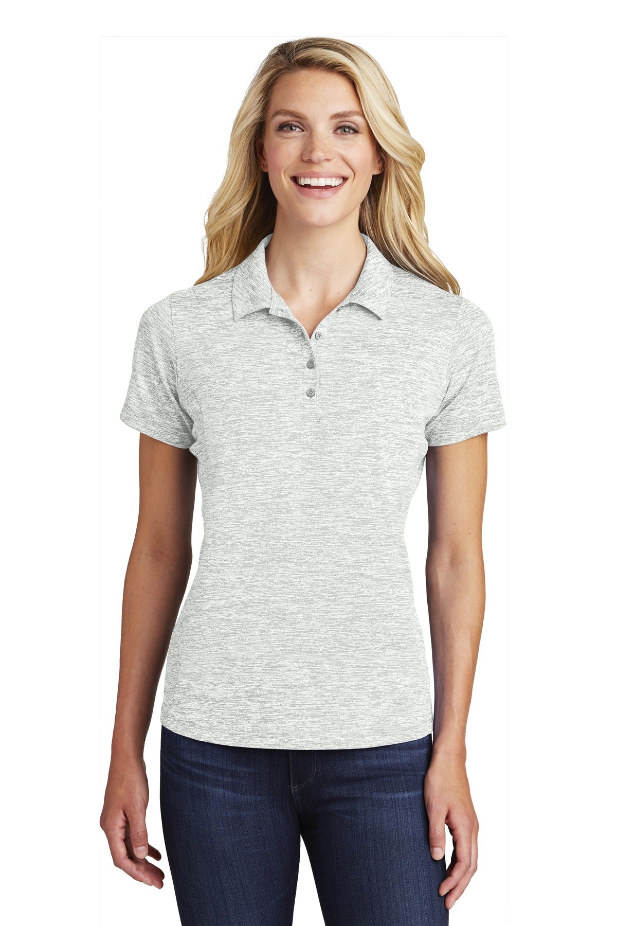 Sport-Tek® Women's PosiCharge® Electric Heather Polo