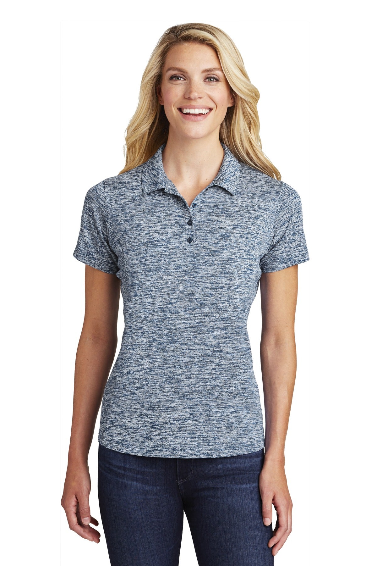 Sport-Tek® Women's PosiCharge® Electric Heather Polo