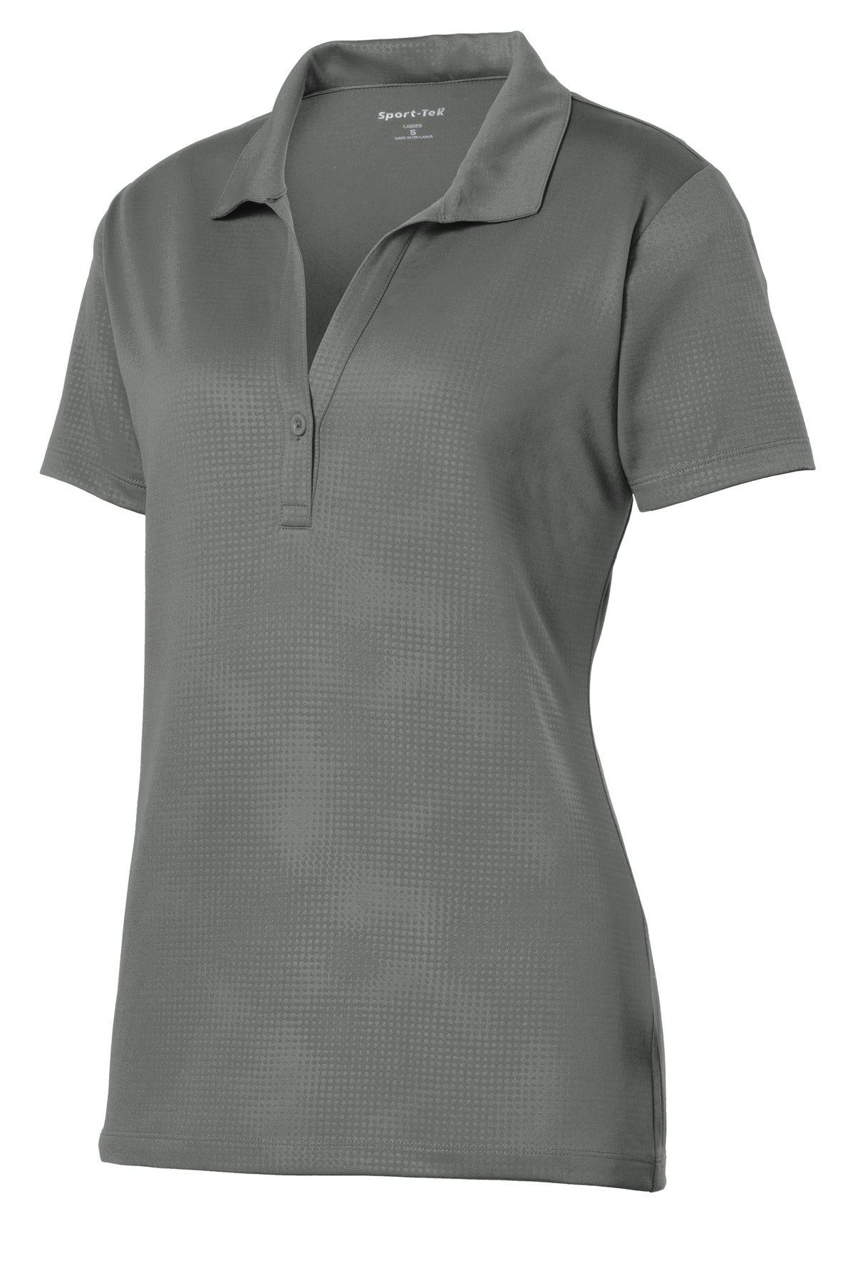 Sport-Tek® Women's Embossed PosiCharge® Tough Polo®