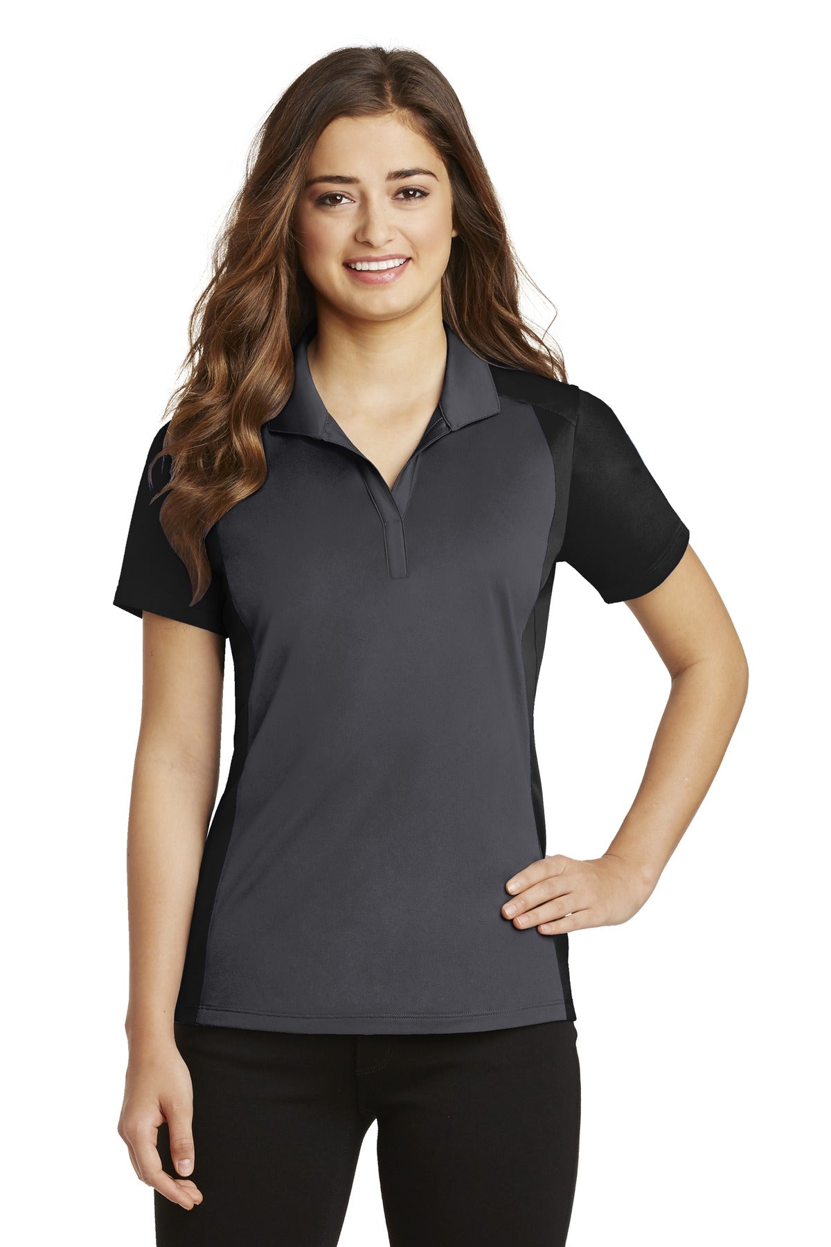 Sport-Tek® Women's Colorblock Micropique Sport-Wick® Polo