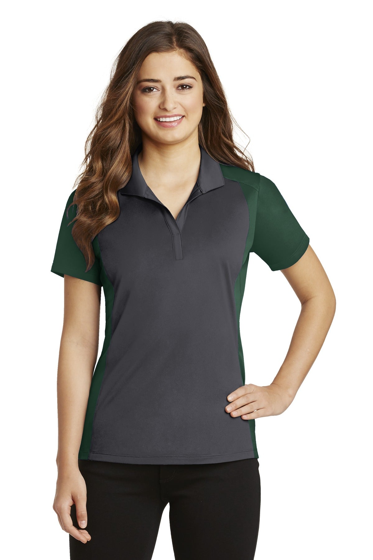 Sport-Tek® Women's Colorblock Micropique Sport-Wick® Polo