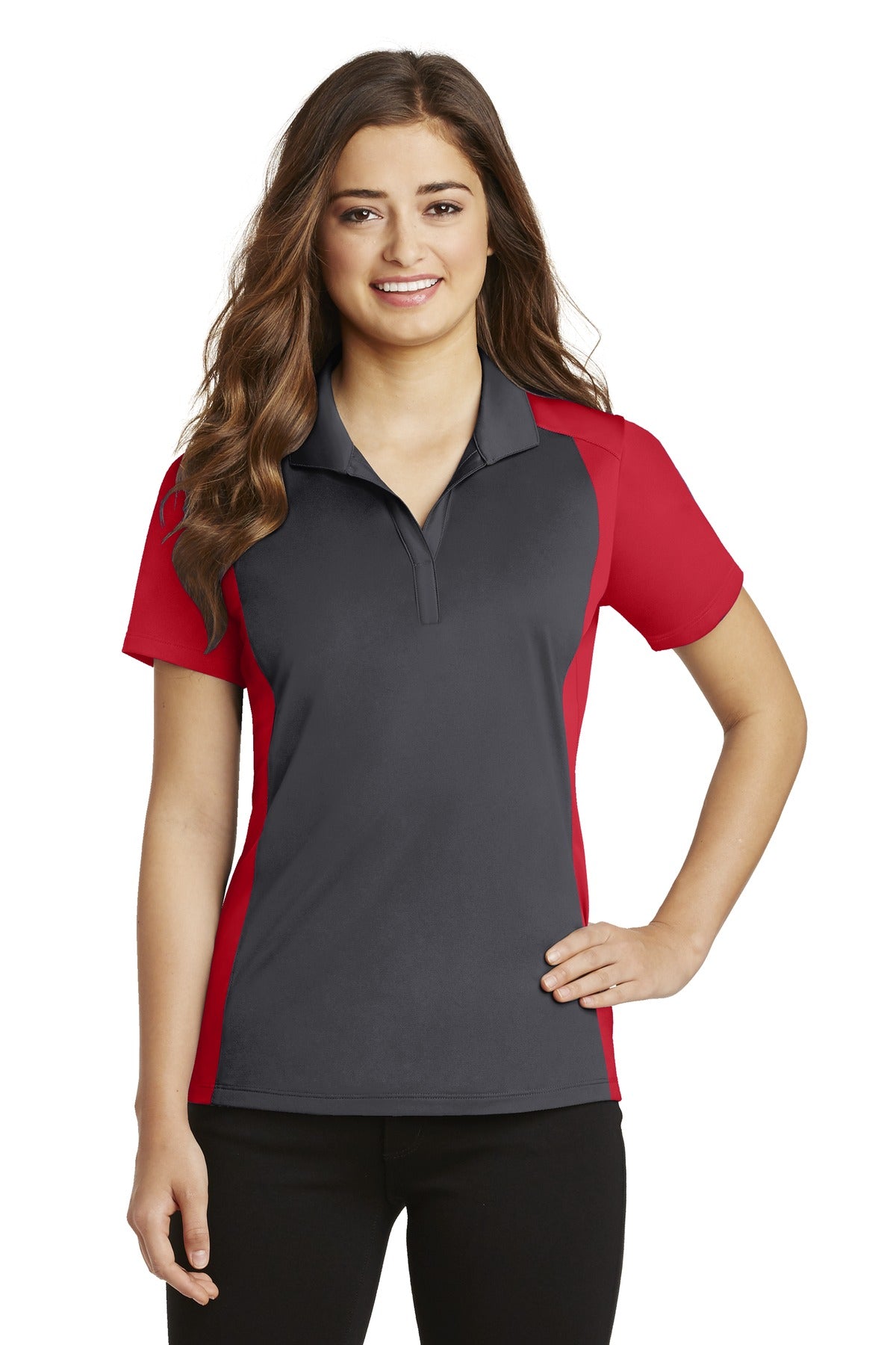 Sport-Tek® Women's Colorblock Micropique Sport-Wick® Polo