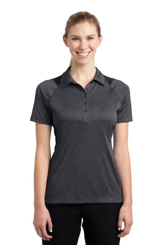 Sport-Tek® Women's Heather Colorblock Contender Polo