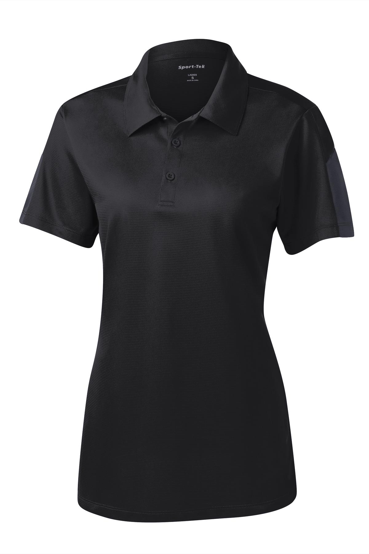 Sport-Tek® Women's PosiCharge® Active Textured Colorblock Polo