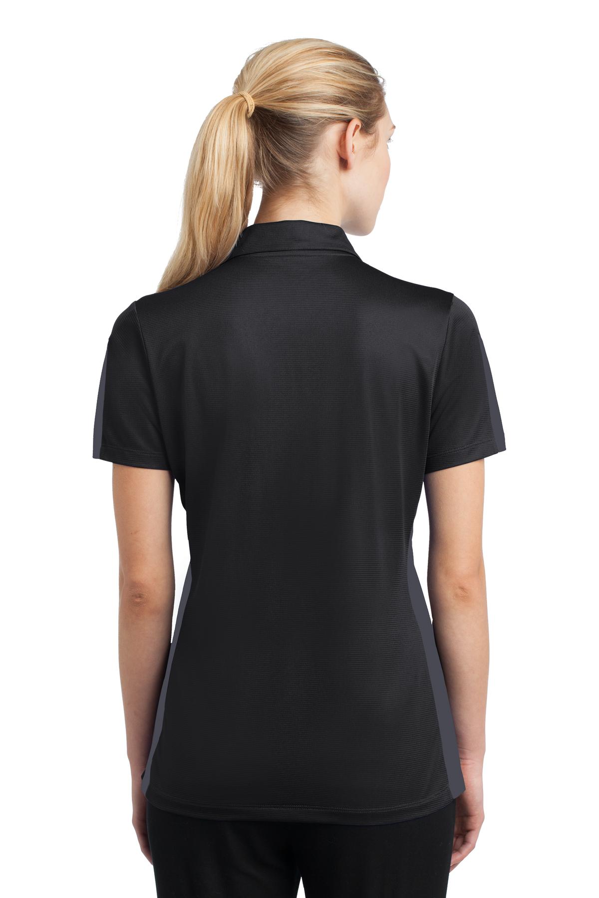 Sport-Tek® Women's PosiCharge® Active Textured Colorblock Polo