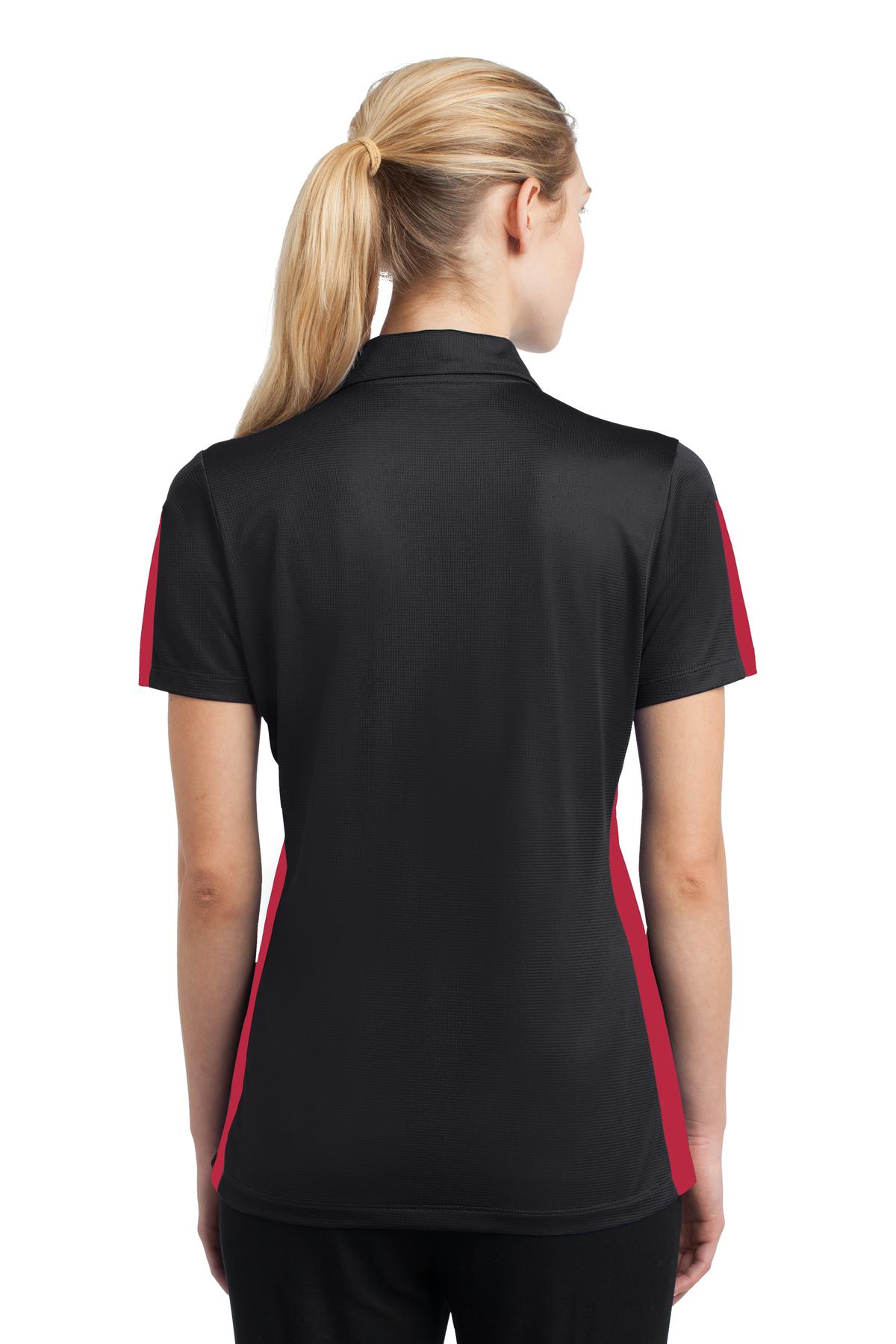 Sport-Tek® Women's PosiCharge® Active Textured Colorblock Polo