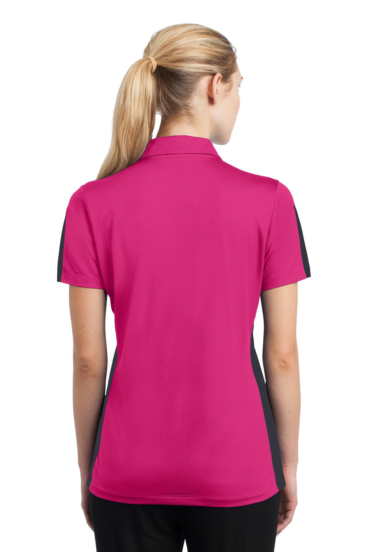 Sport-Tek® Women's PosiCharge® Active Textured Colorblock Polo