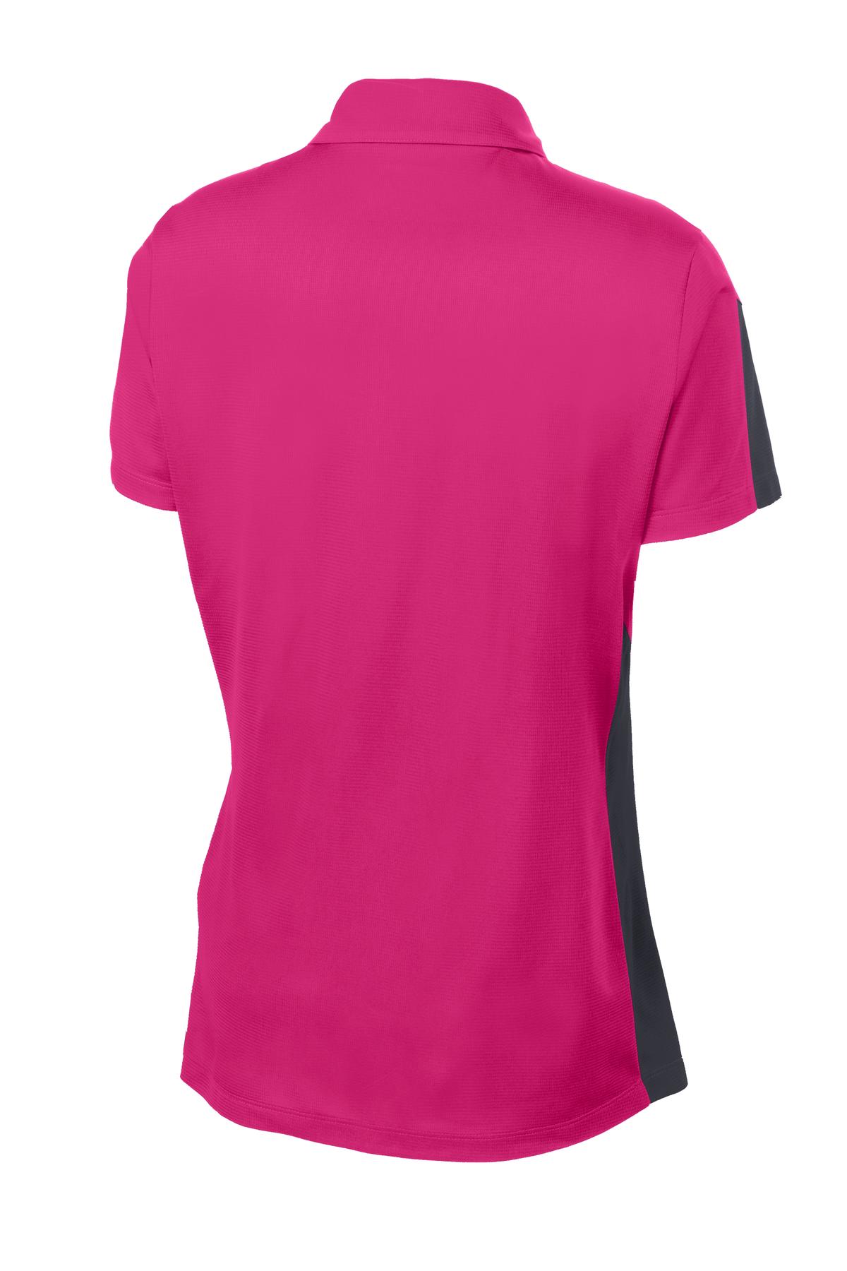 Sport-Tek® Women's PosiCharge® Active Textured Colorblock Polo