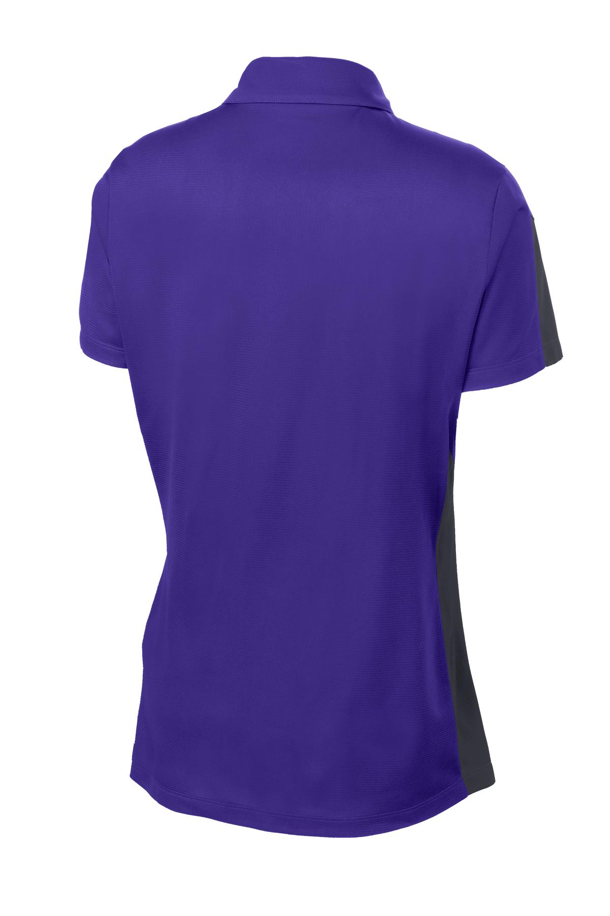 Sport-Tek® Women's PosiCharge® Active Textured Colorblock Polo