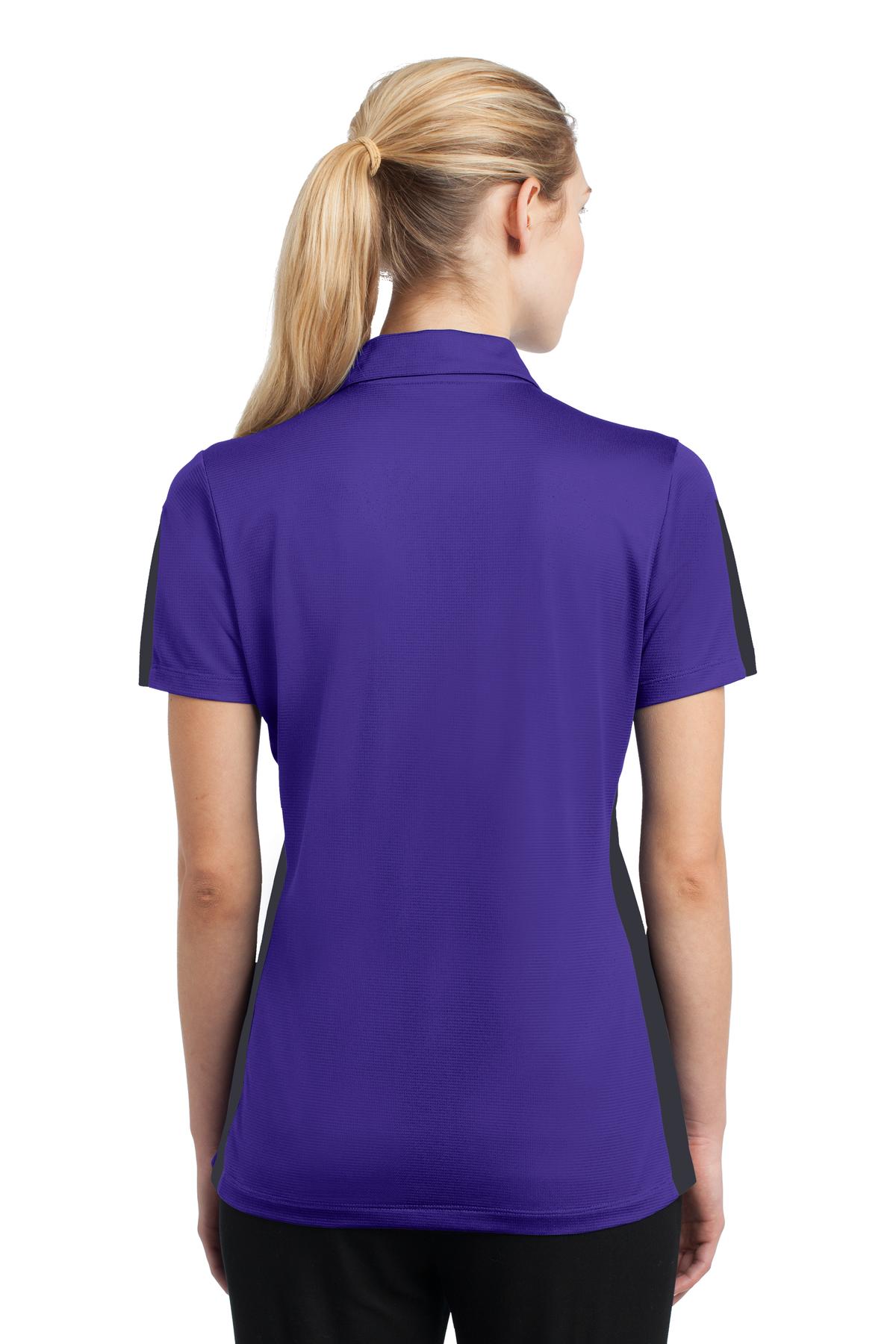 Sport-Tek® Women's PosiCharge® Active Textured Colorblock Polo