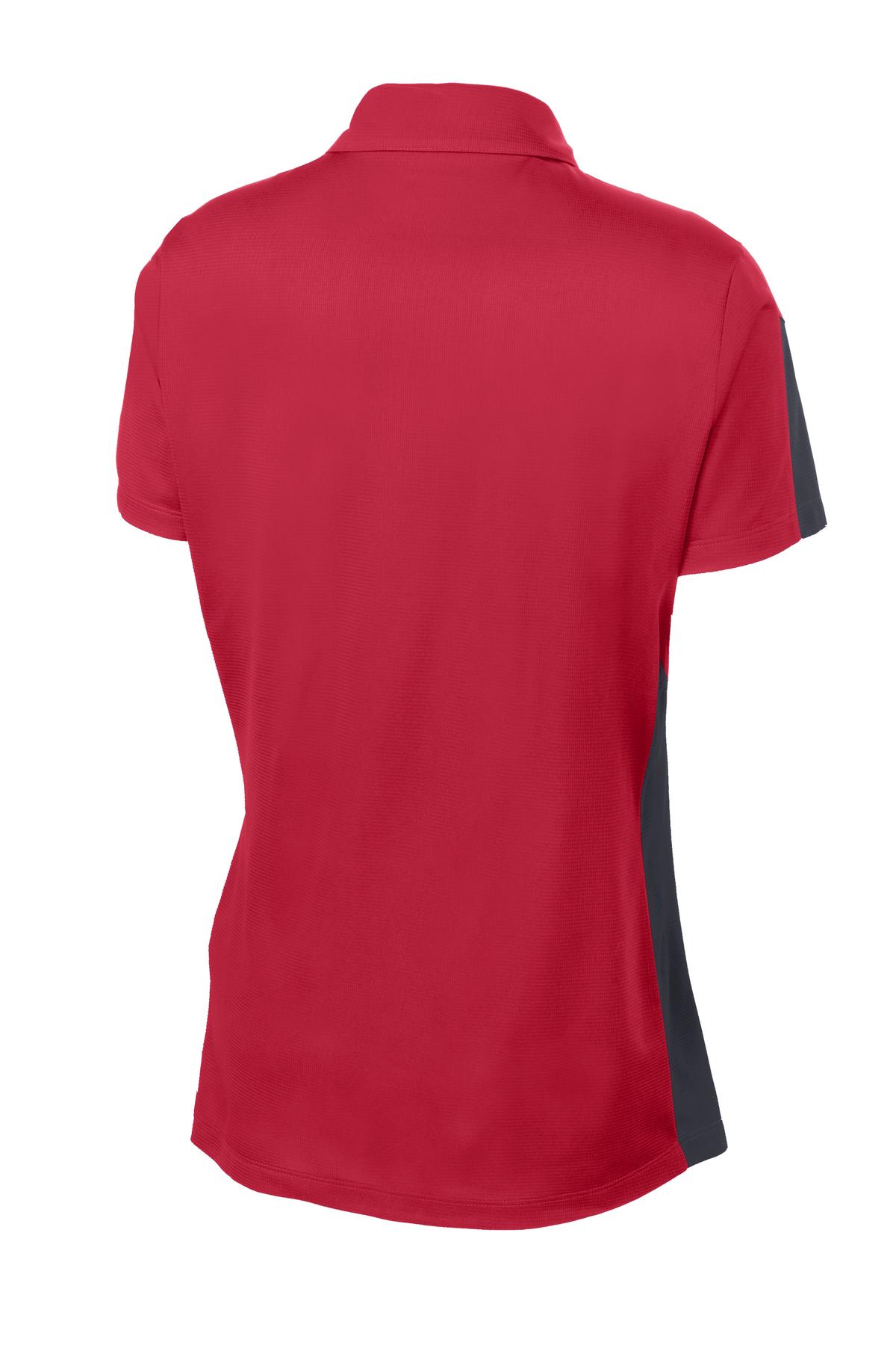 Sport-Tek® Women's PosiCharge® Active Textured Colorblock Polo