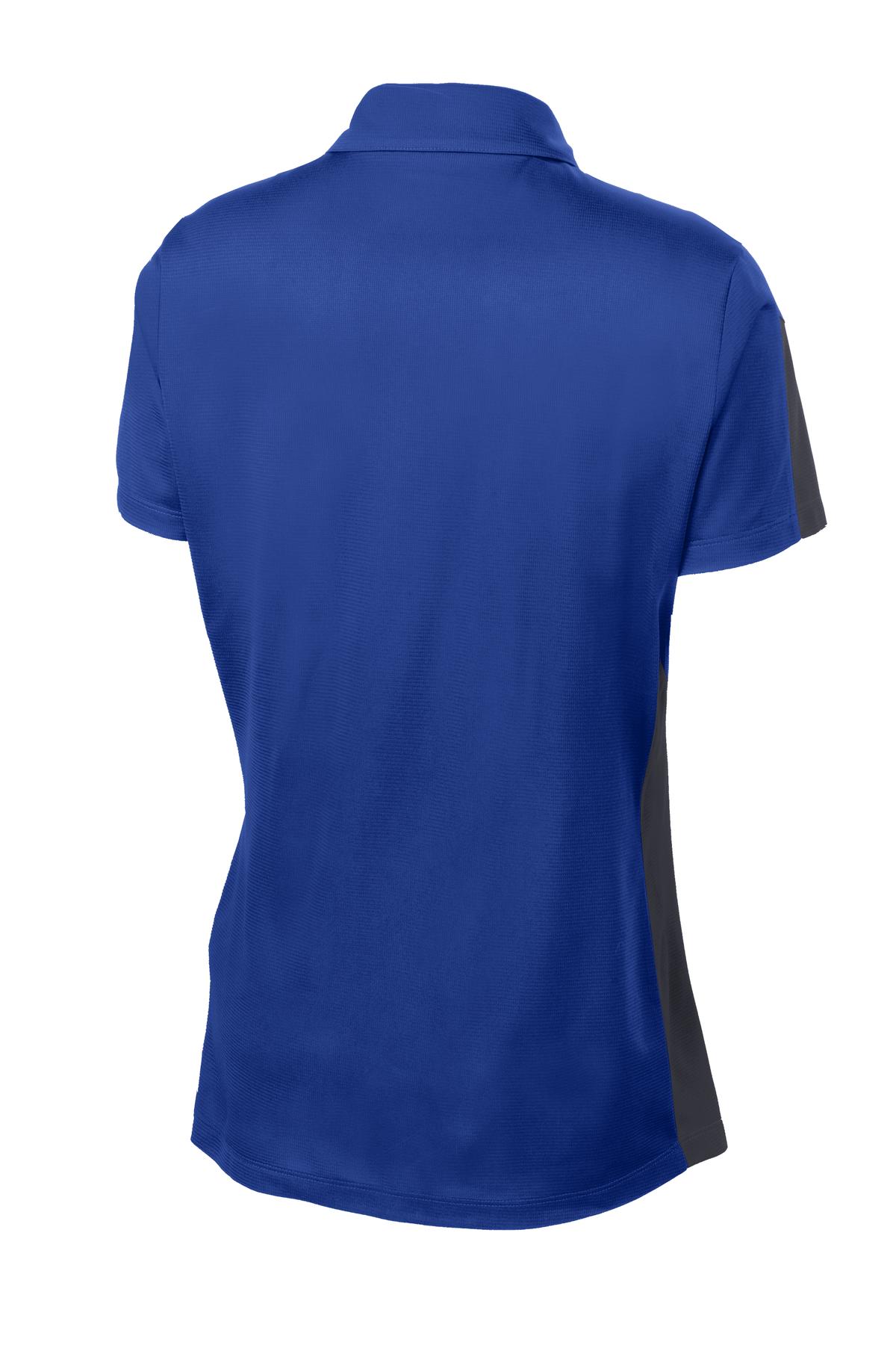 Sport-Tek® Women's PosiCharge® Active Textured Colorblock Polo