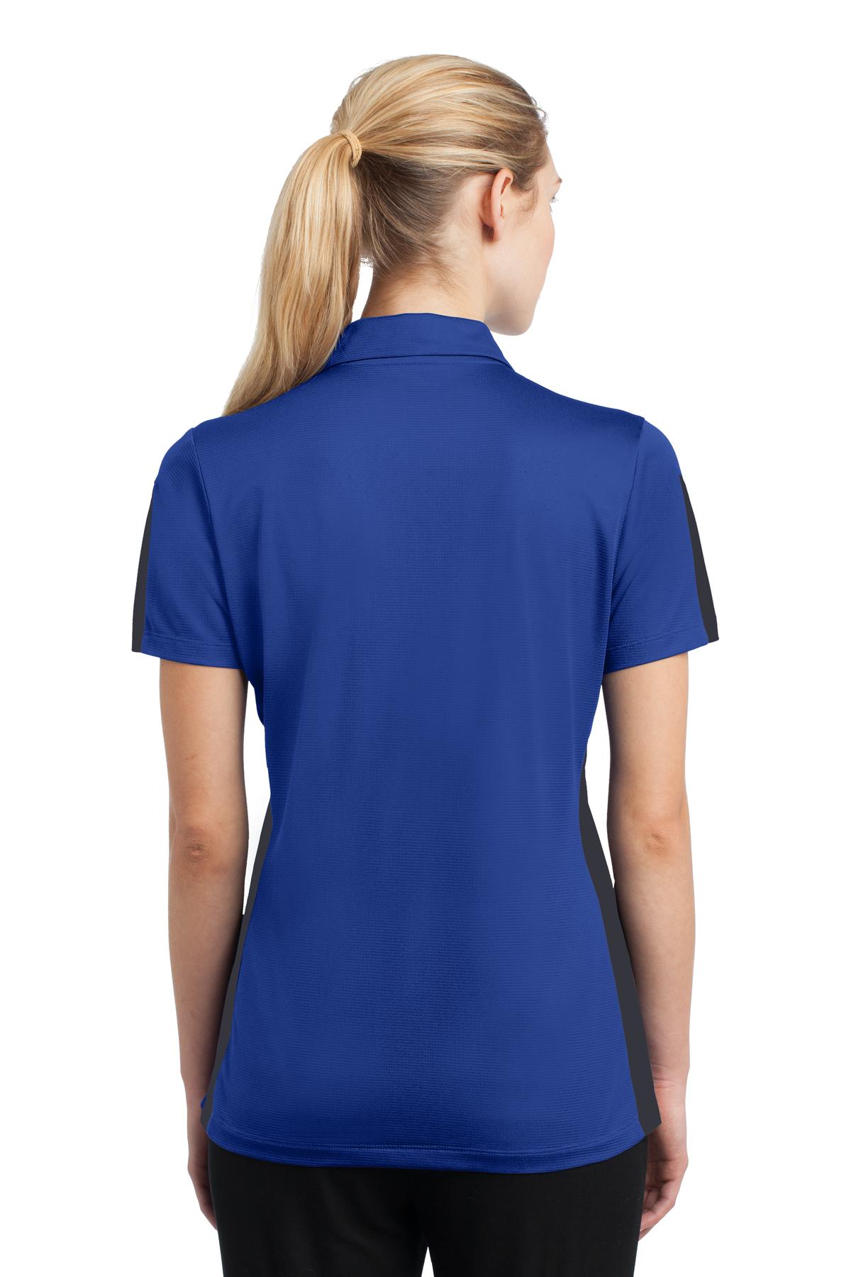 Sport-Tek® Women's PosiCharge® Active Textured Colorblock Polo