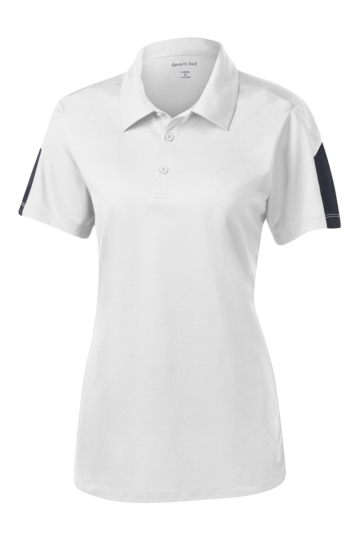 Sport-Tek® Women's PosiCharge® Active Textured Colorblock Polo