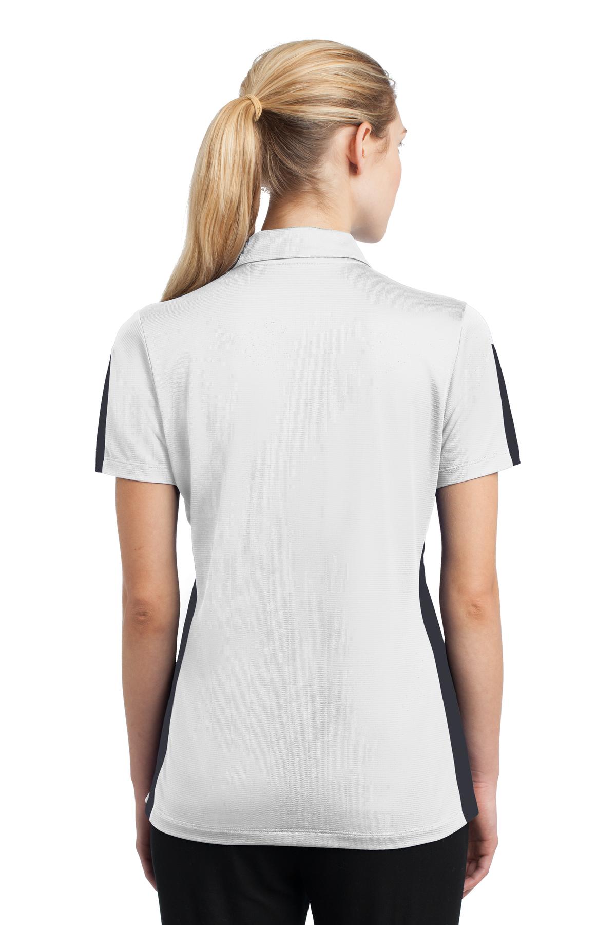 Sport-Tek® Women's PosiCharge® Active Textured Colorblock Polo