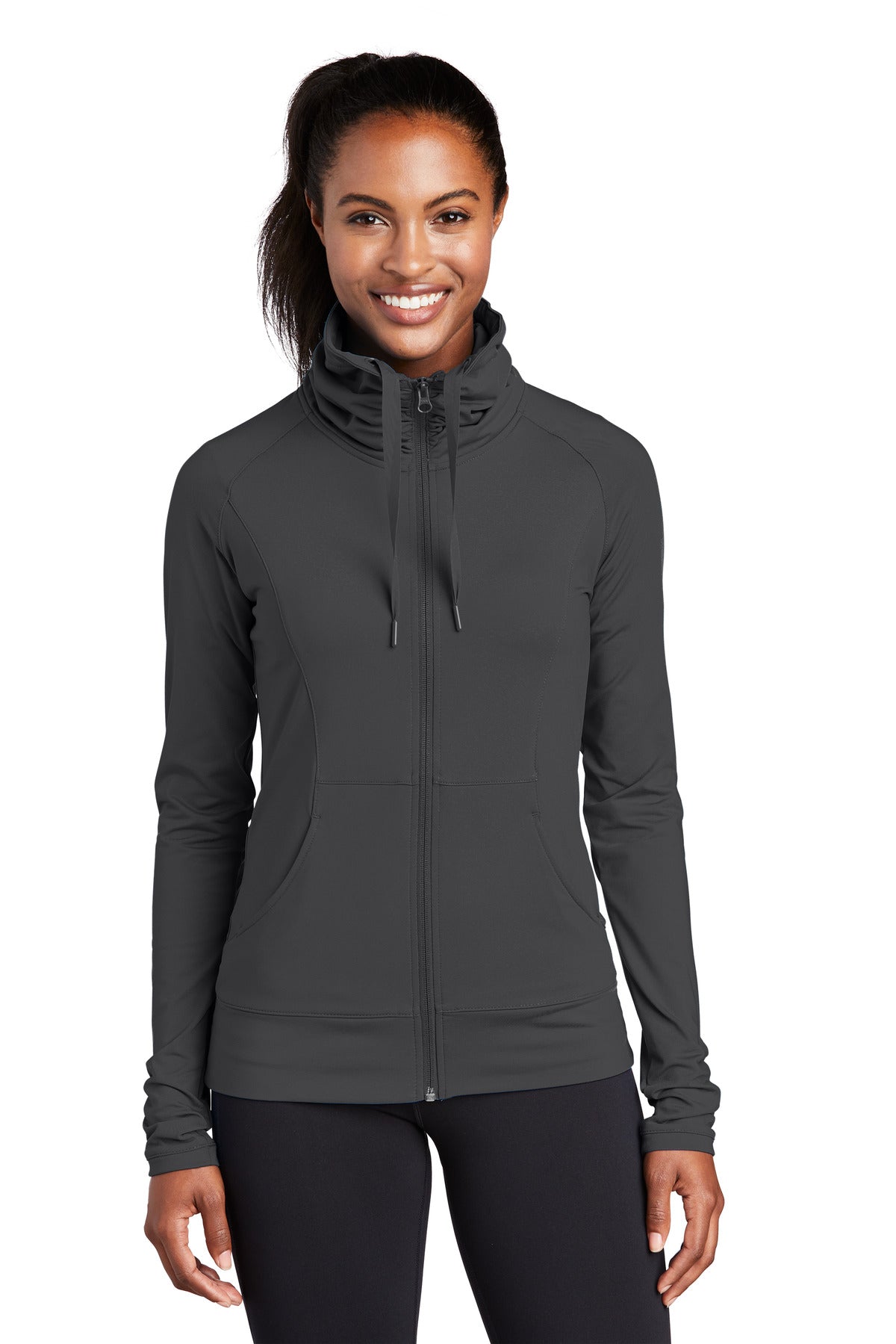 Sport-Tek® Women's Sport-Wick® Stretch Full-Zip Jacket