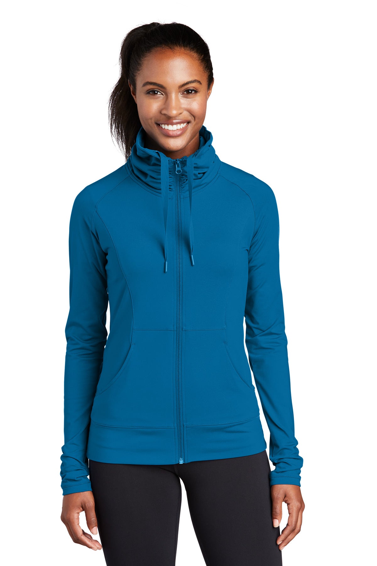 Sport-Tek® Women's Sport-Wick® Stretch Full-Zip Jacket