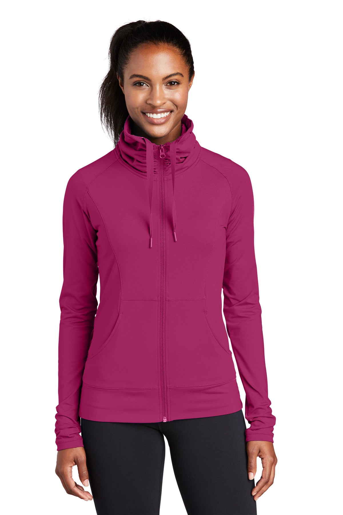Sport-Tek® Women's Sport-Wick® Stretch Full-Zip Jacket