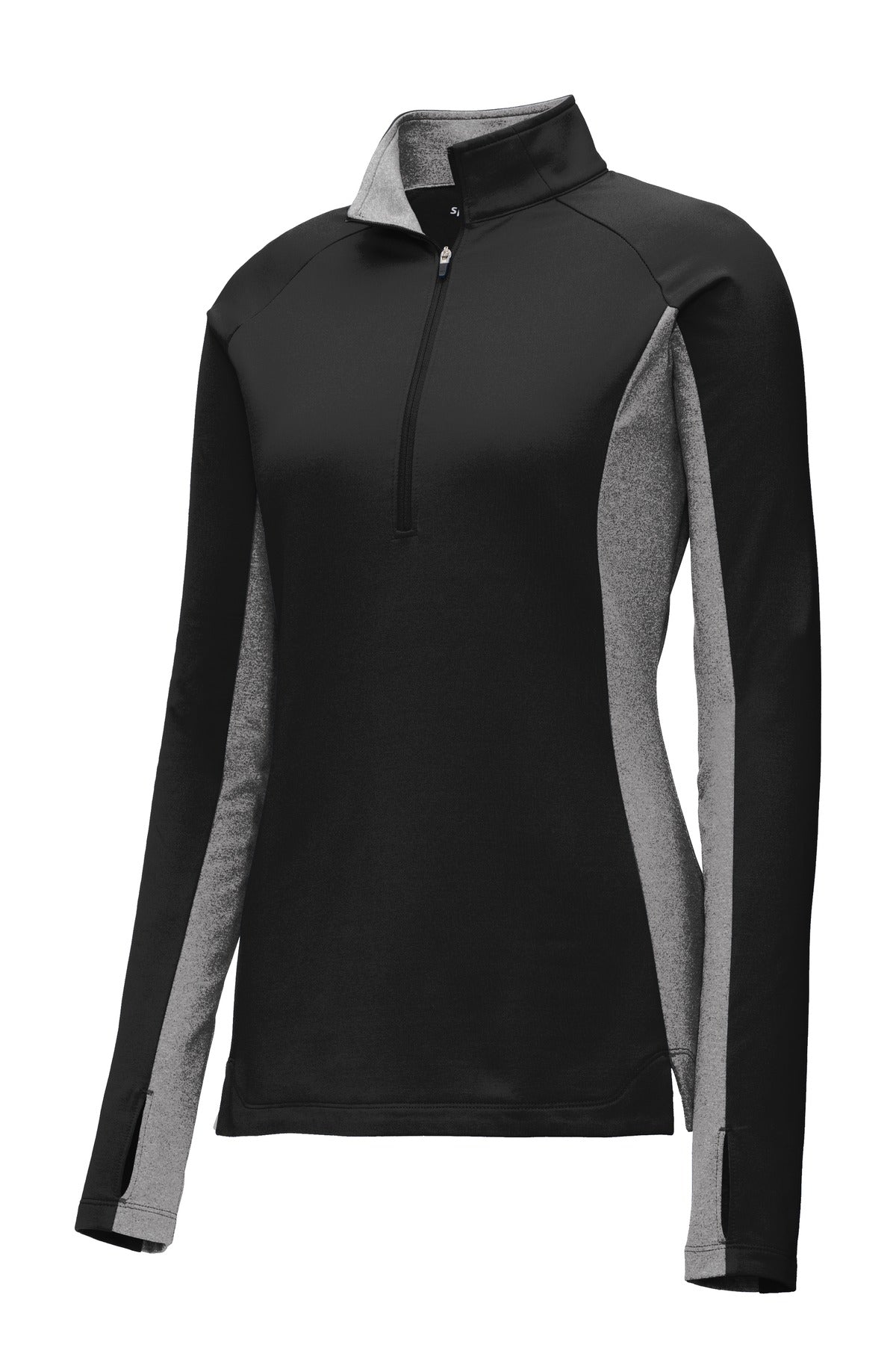 Sport-Tek® Women's Sport-Wick® Stretch Contrast 1/4-Zip Pullover