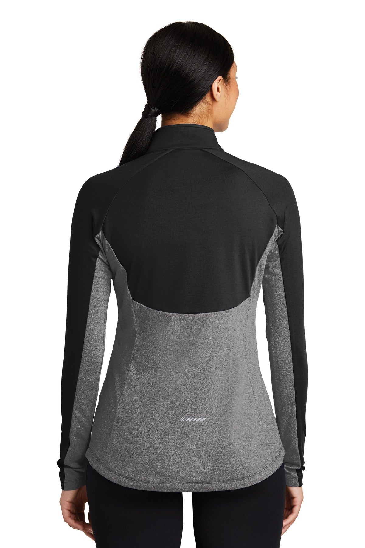 Sport-Tek® Women's Sport-Wick® Stretch Contrast 1/4-Zip Pullover