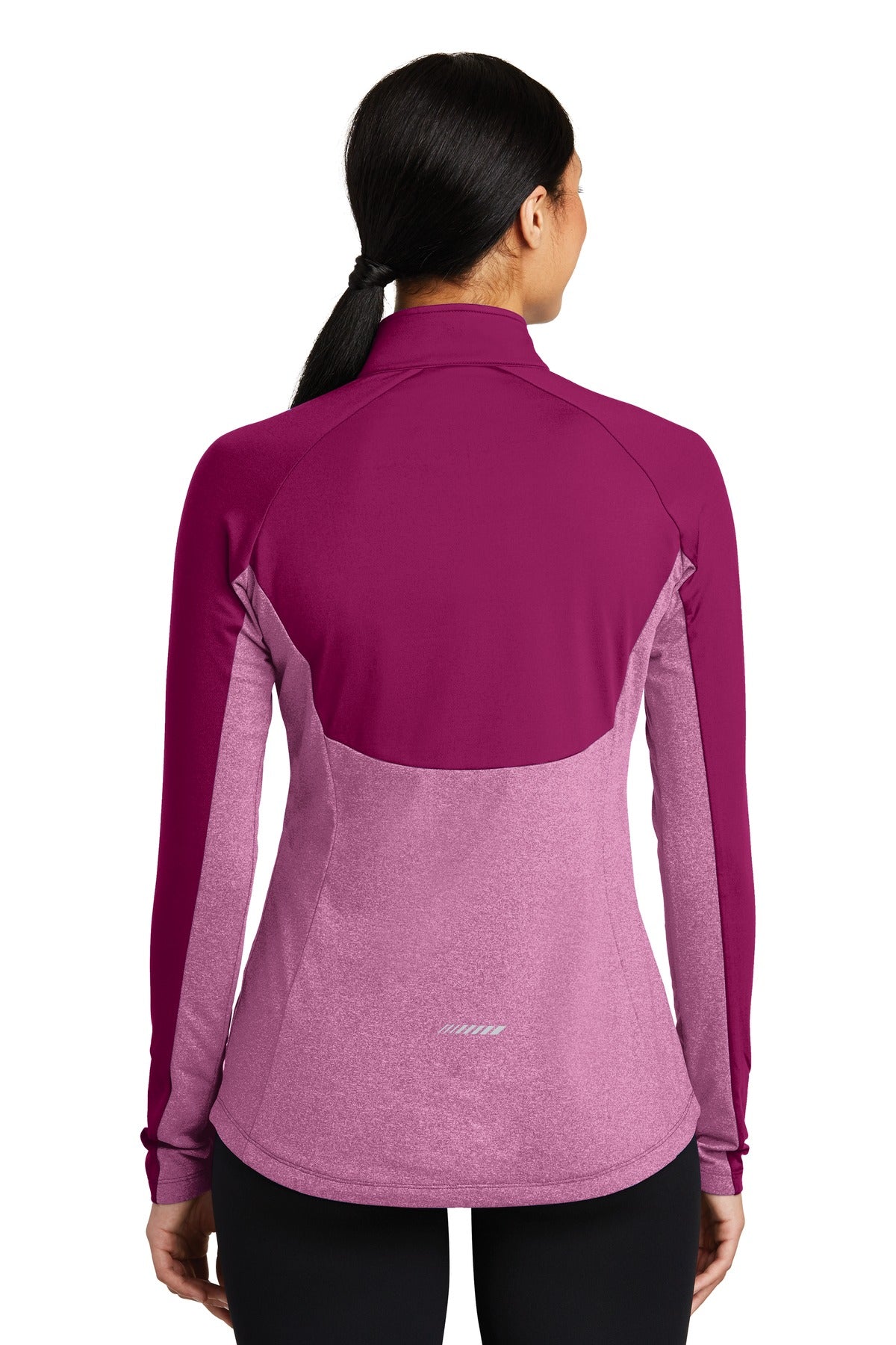 Sport-Tek® Women's Sport-Wick® Stretch Contrast 1/4-Zip Pullover