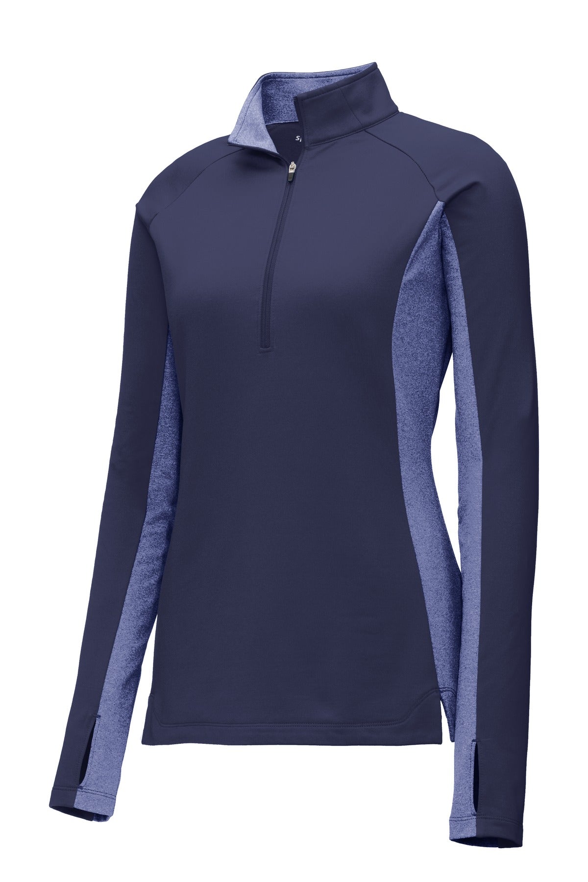 Sport-Tek® Women's Sport-Wick® Stretch Contrast 1/4-Zip Pullover