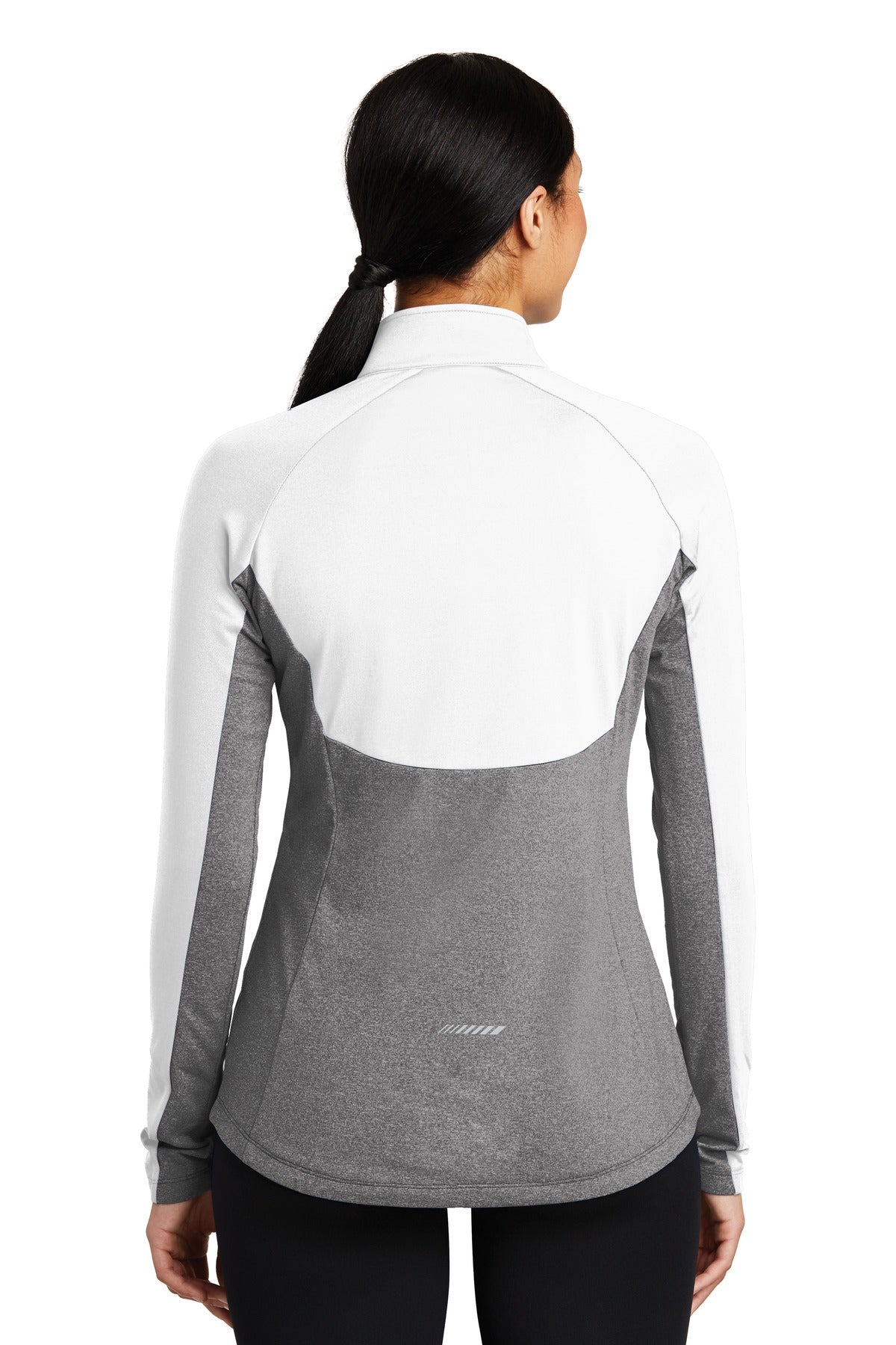 Sport-Tek® Women's Sport-Wick® Stretch Contrast 1/4-Zip Pullover