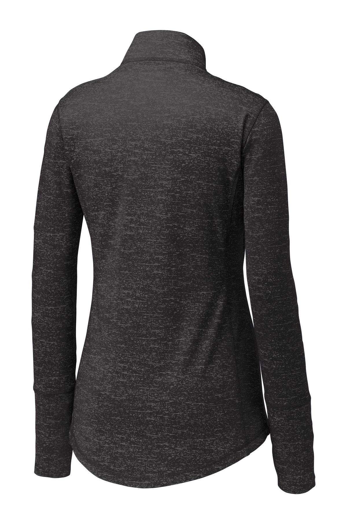 Sport-Tek® Women's Sport-Wick® Stretch Reflective Heather 1/2-Zip Pullover