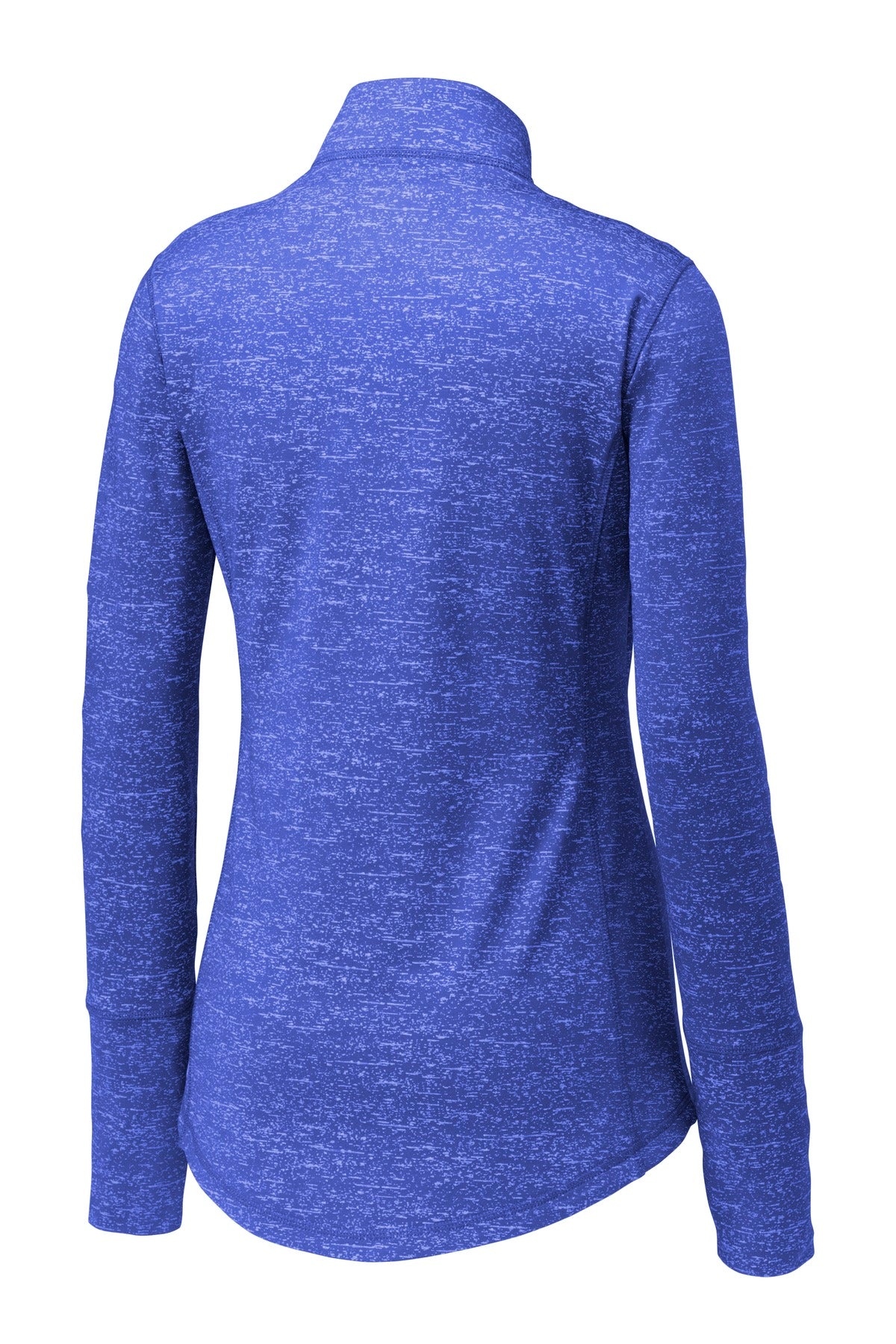 Sport-Tek® Women's Sport-Wick® Stretch Reflective Heather 1/2-Zip Pullover