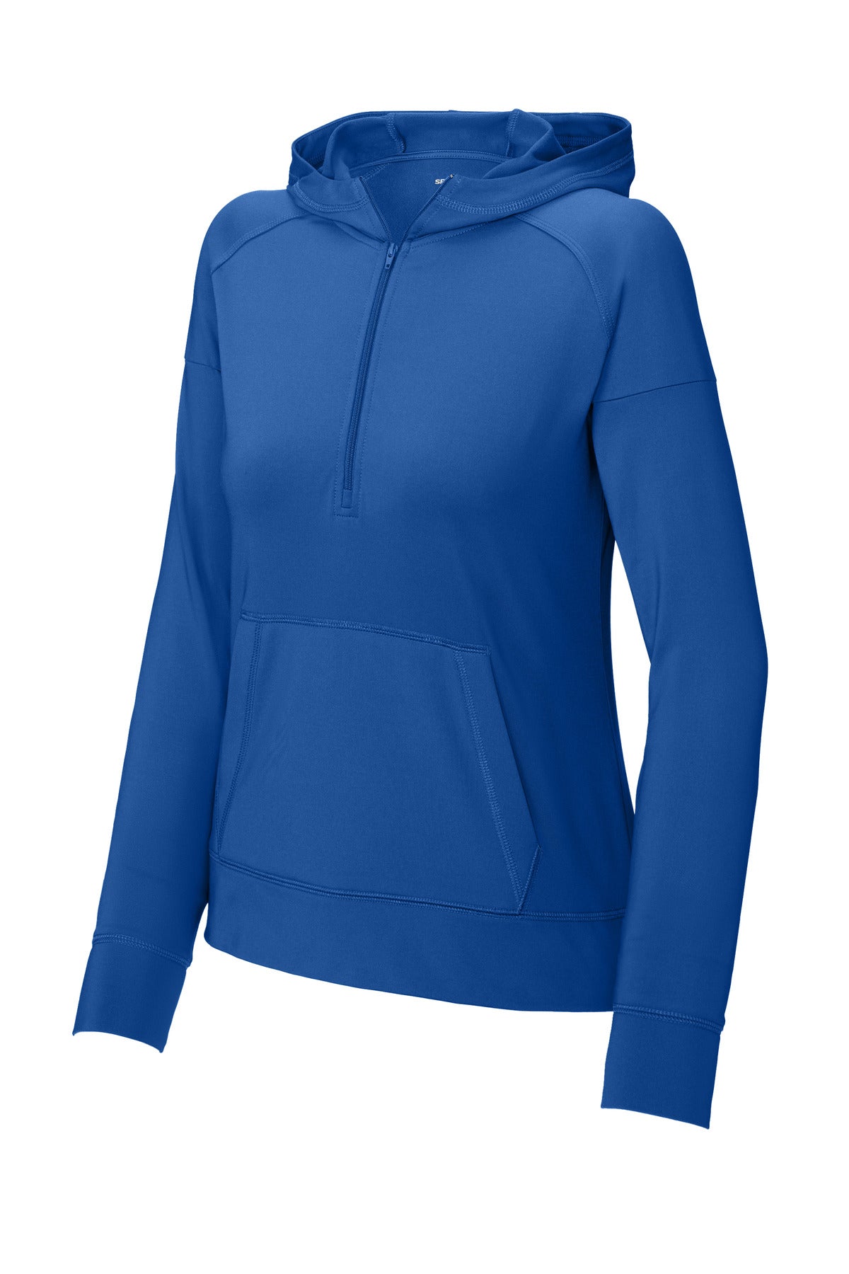 Sport-Tek® Women's Sport-Wick® Stretch 1/2-Zip Hoodie