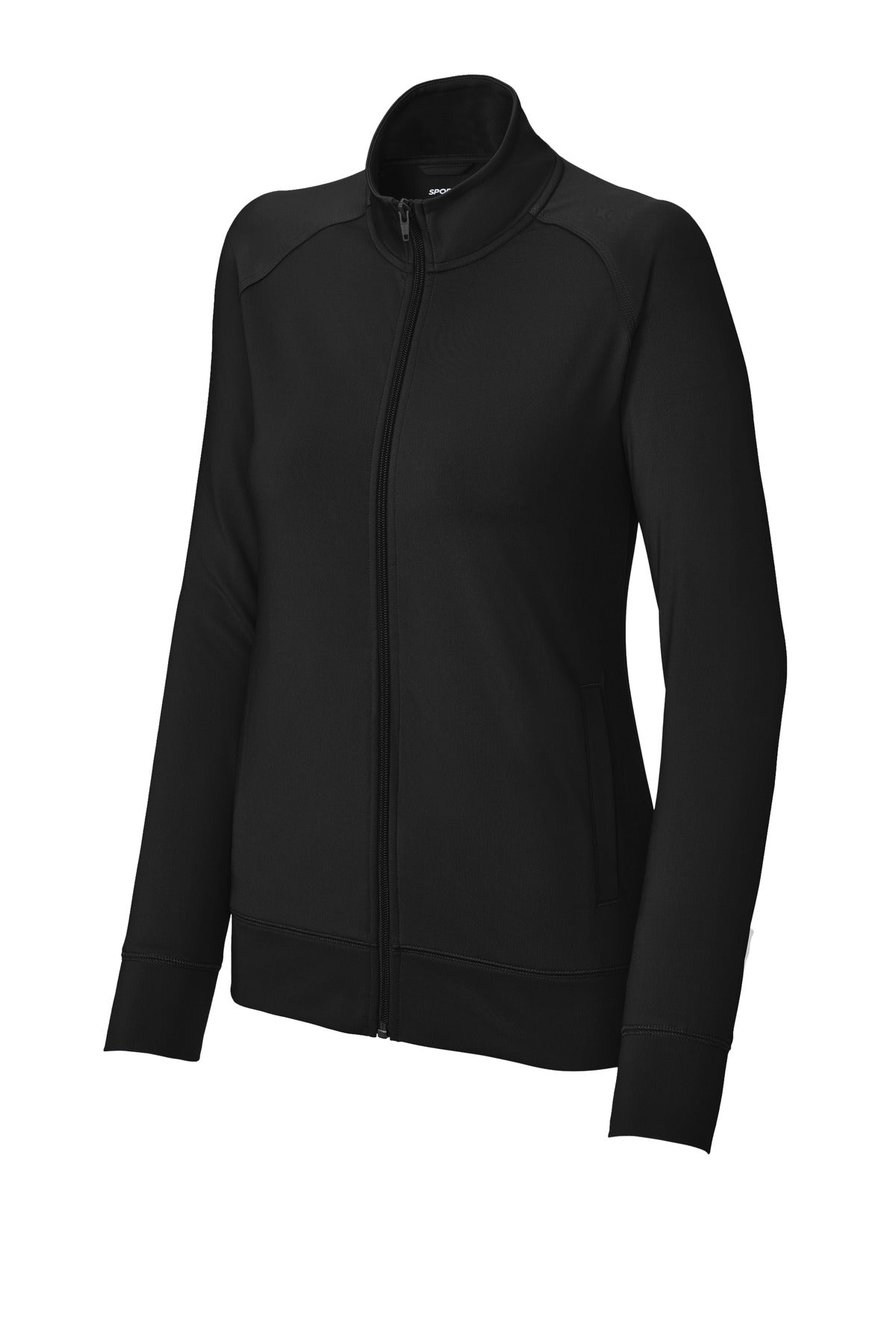 Sport-Tek® Women's Sport-Wick® Stretch Full-Zip Cadet Jacket