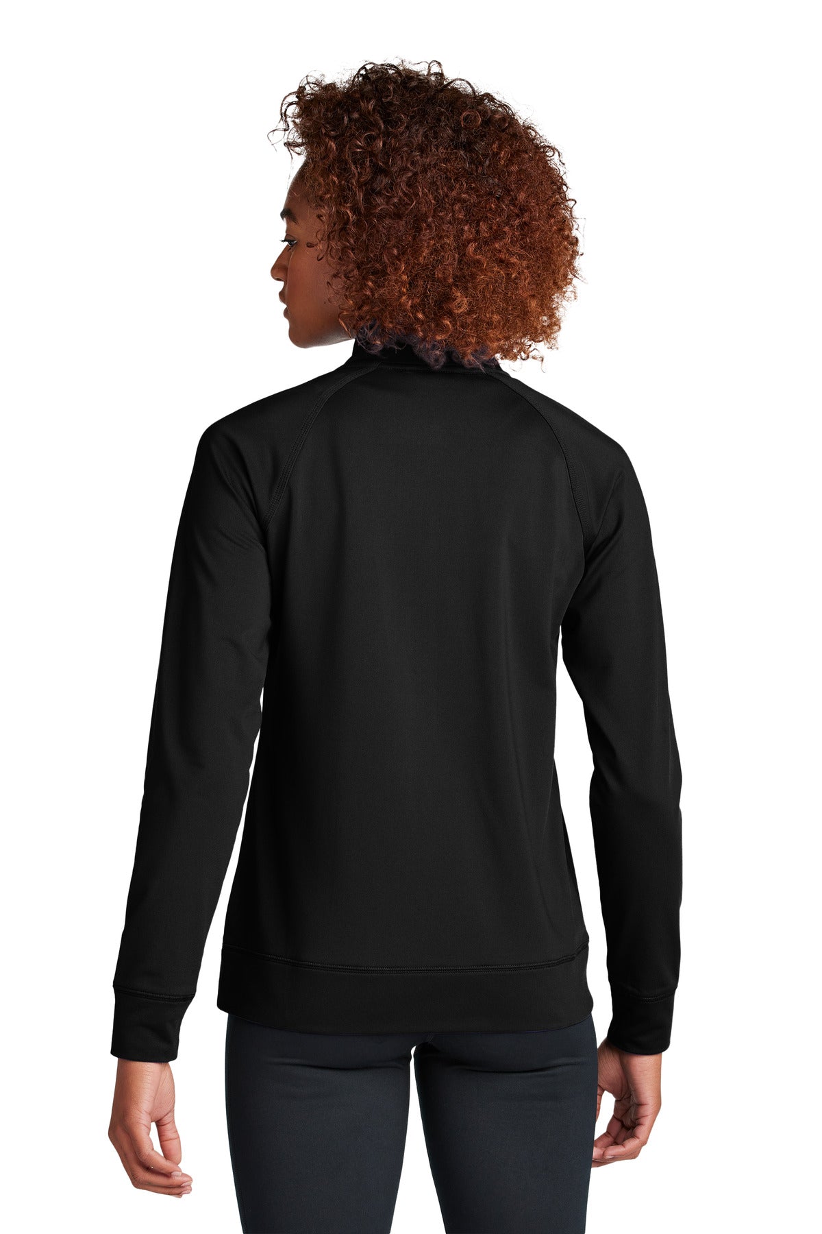 Sport-Tek® Women's Sport-Wick® Stretch Full-Zip Cadet Jacket