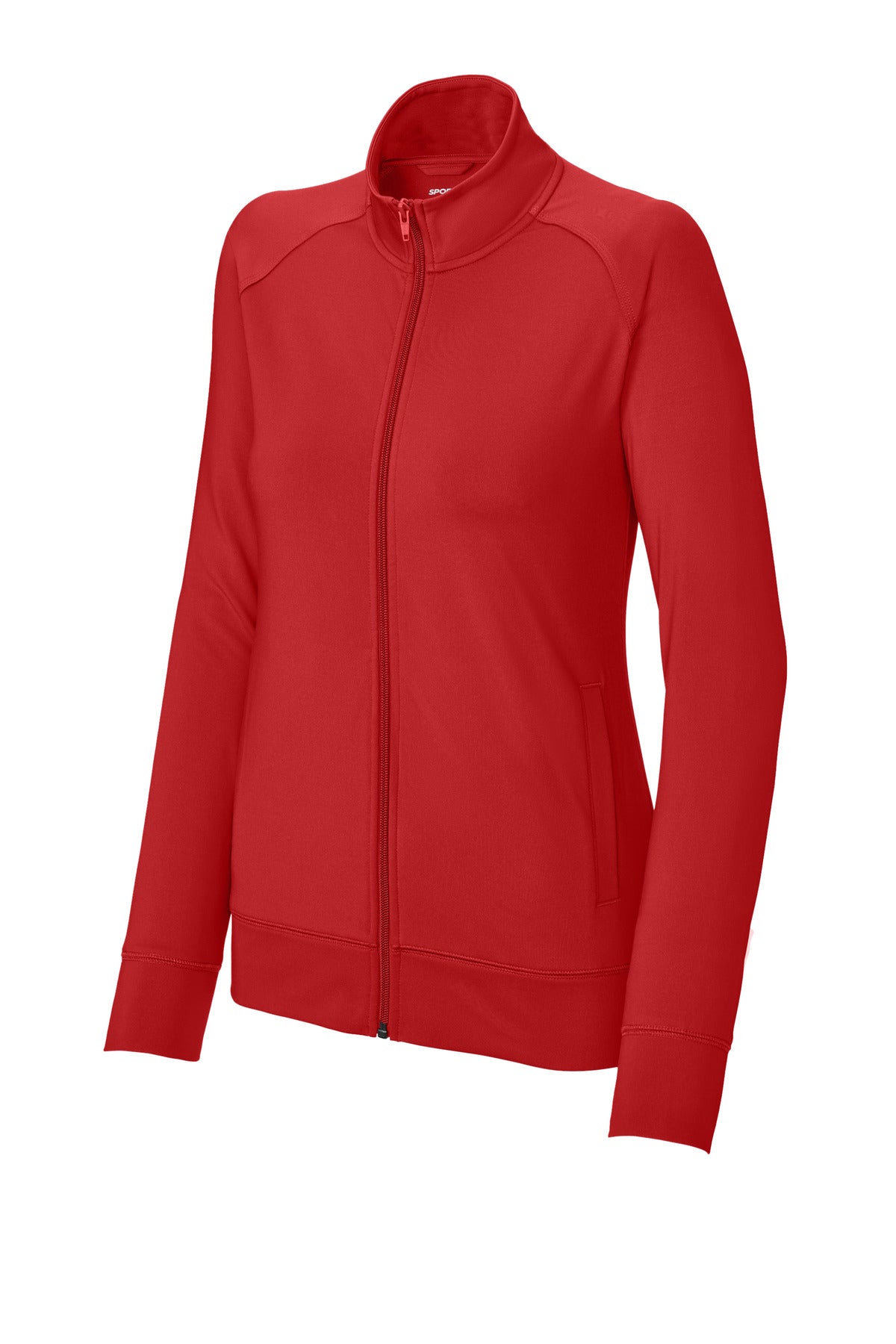 Sport-Tek® Women's Sport-Wick® Stretch Full-Zip Cadet Jacket