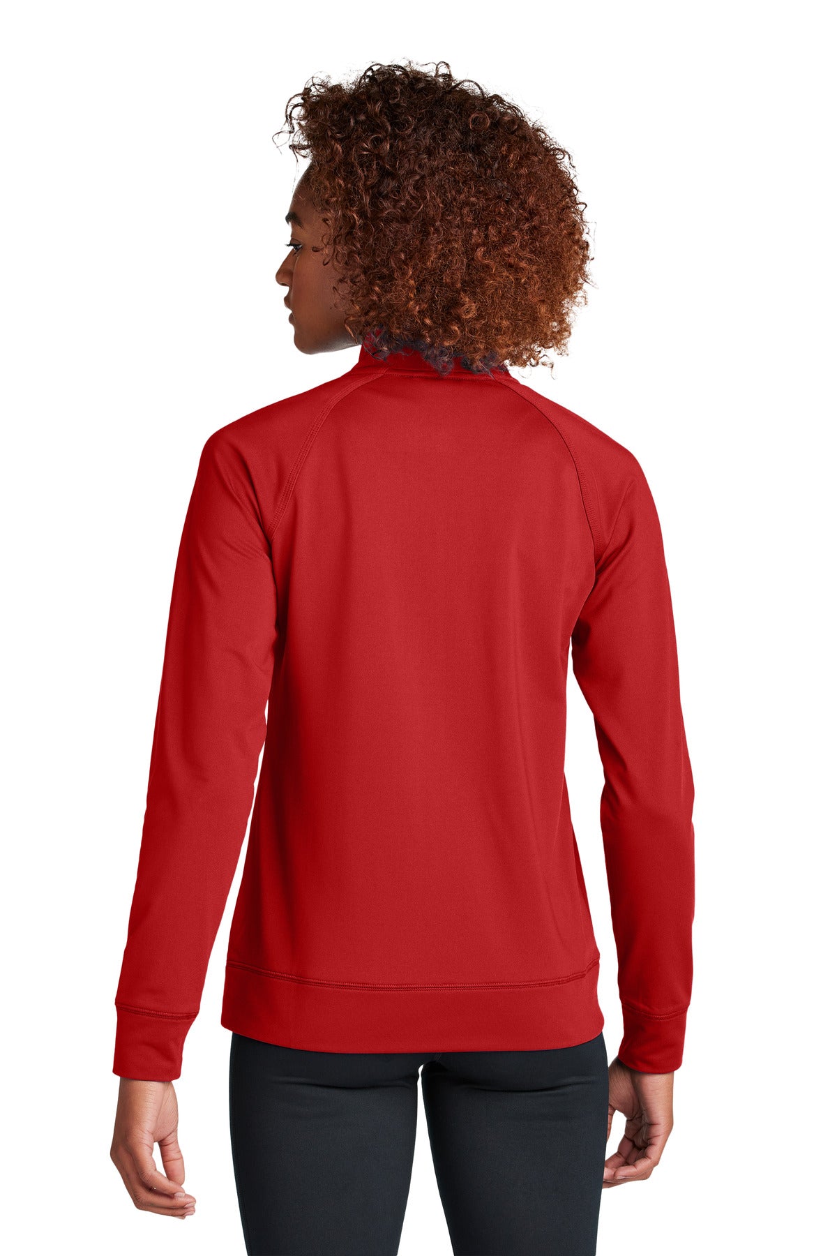 Sport-Tek® Women's Sport-Wick® Stretch Full-Zip Cadet Jacket