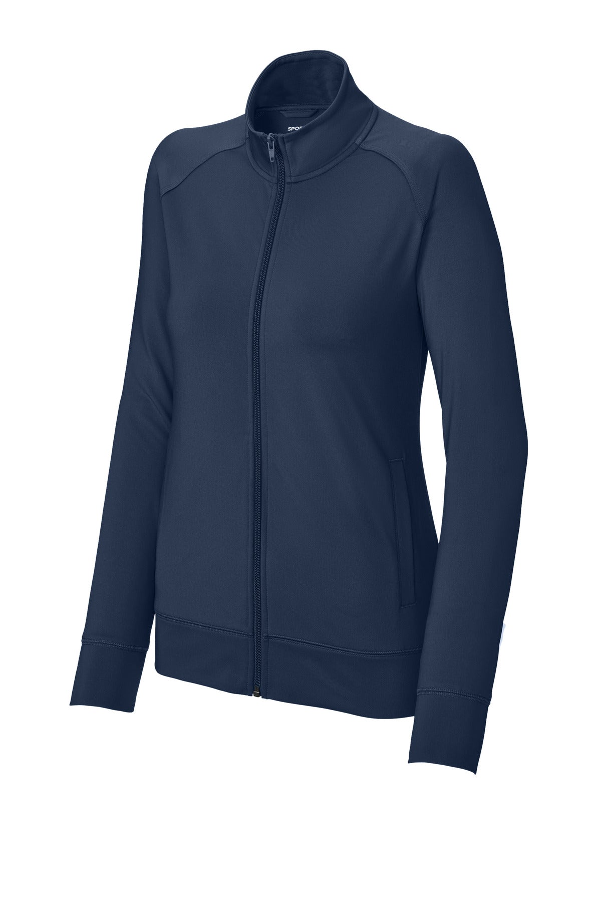 Sport-Tek® Women's Sport-Wick® Stretch Full-Zip Cadet Jacket