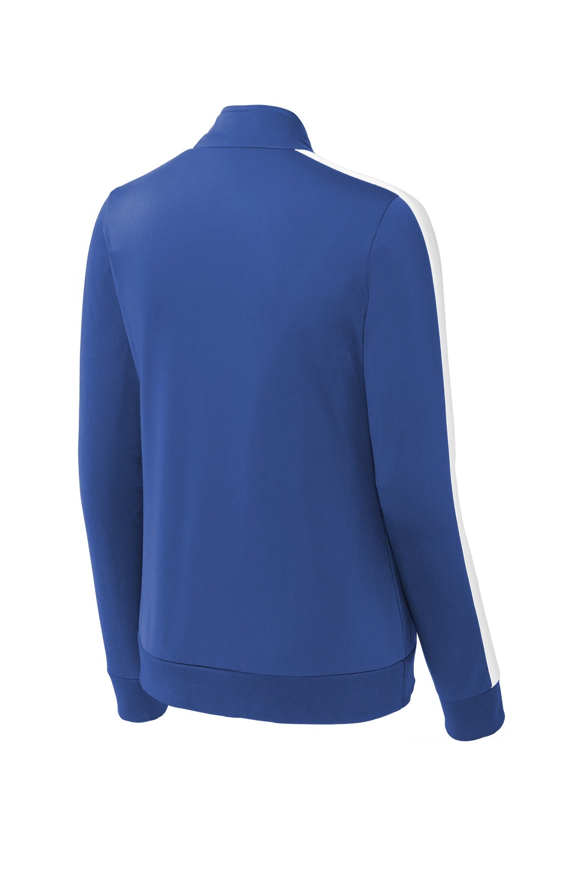 Sport-Tek® Ladies Tricot Sleeve Stripe Track Jacket