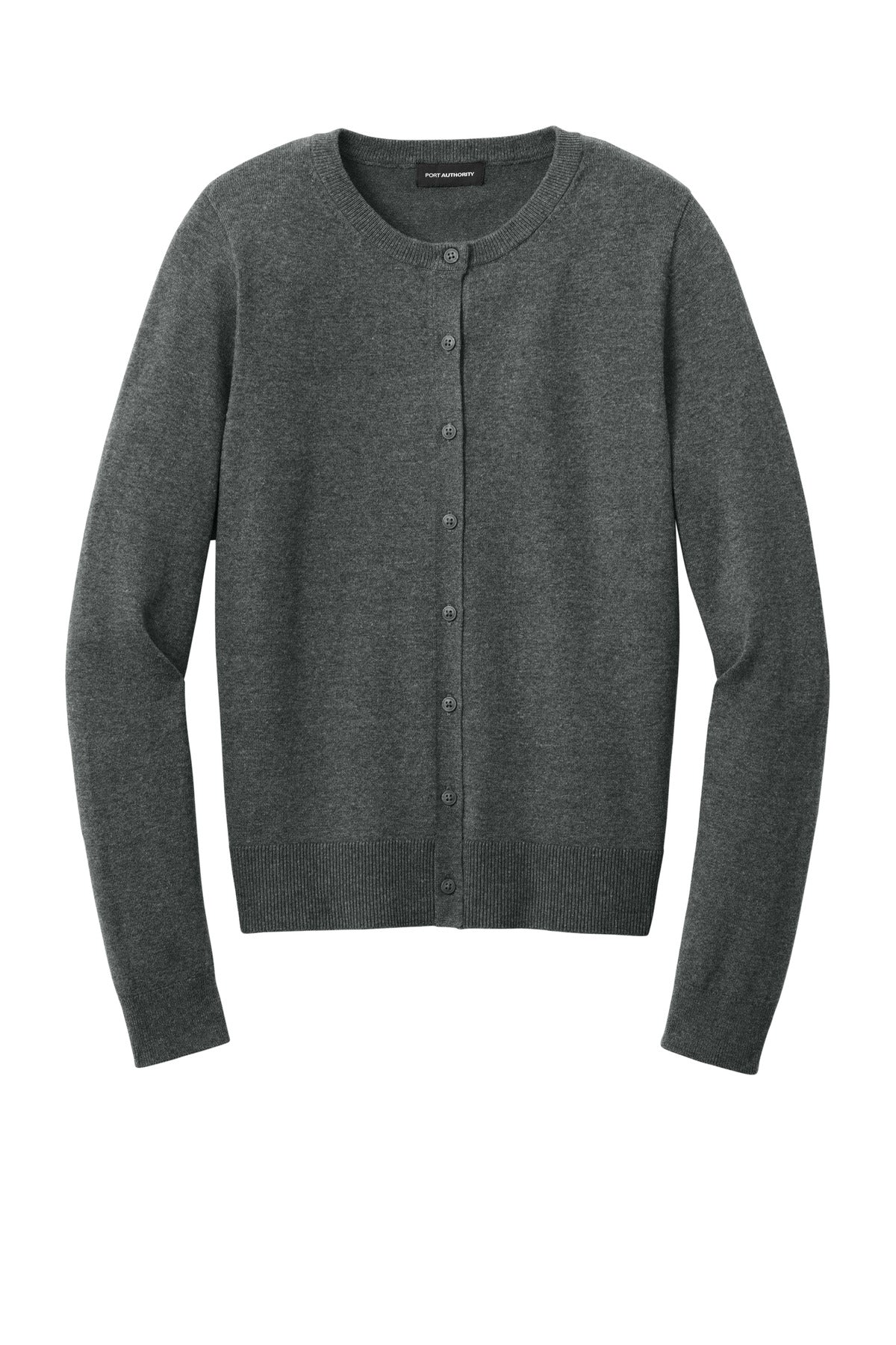 Port Authority® Women's Easy Care Crewneck Cardigan Sweater