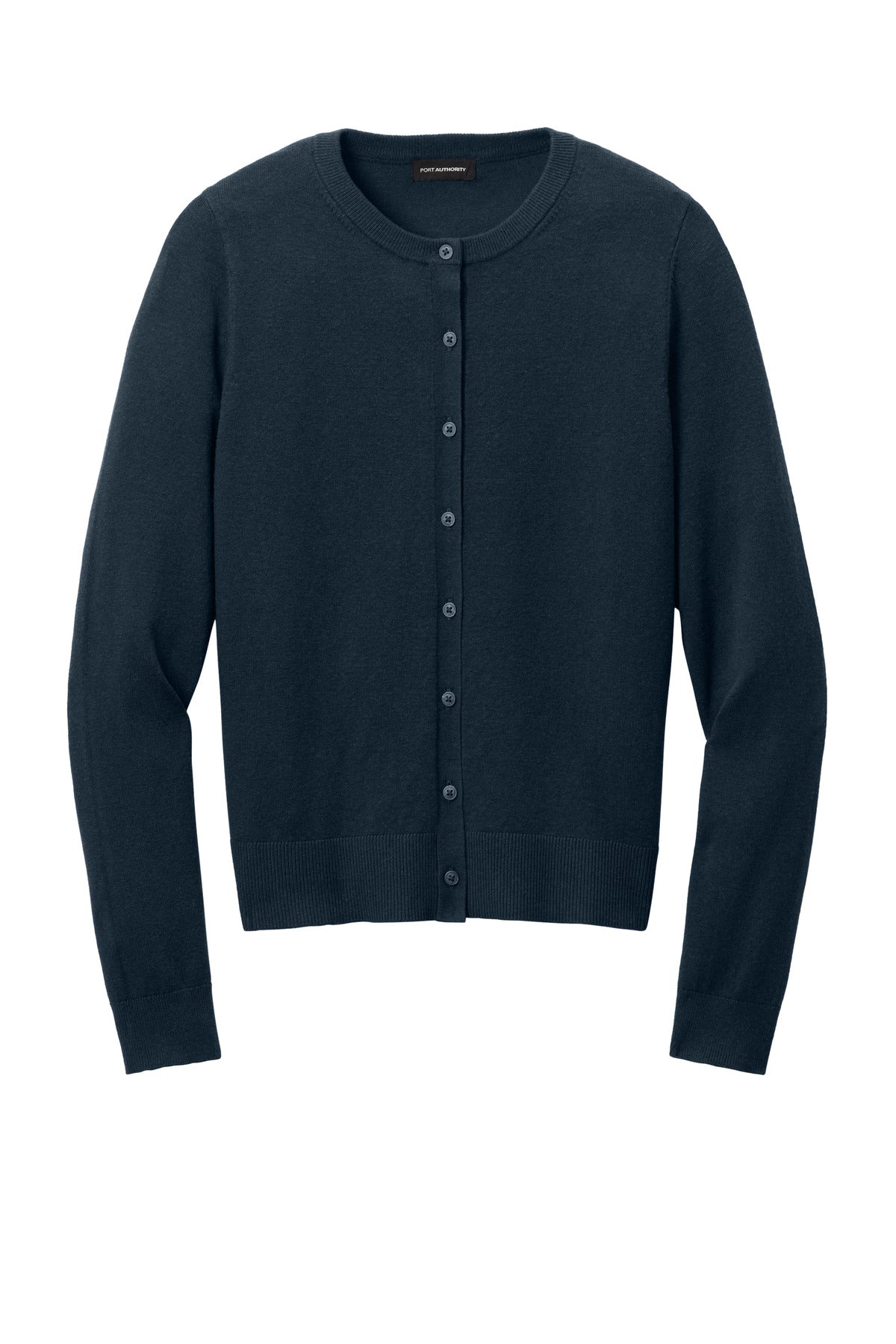 Port Authority® Women's Easy Care Crewneck Cardigan Sweater