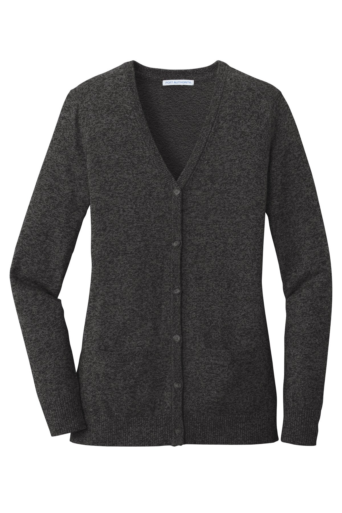 Port Authority® Women's Marled Cardigan Sweater