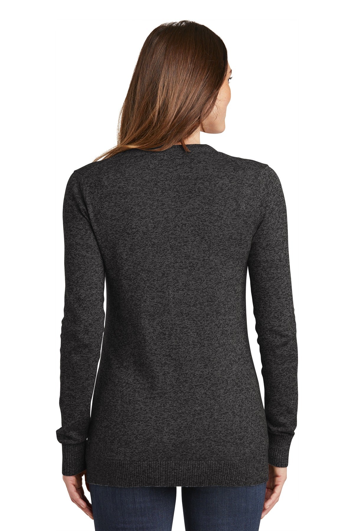 Port Authority® Women's Marled Cardigan Sweater