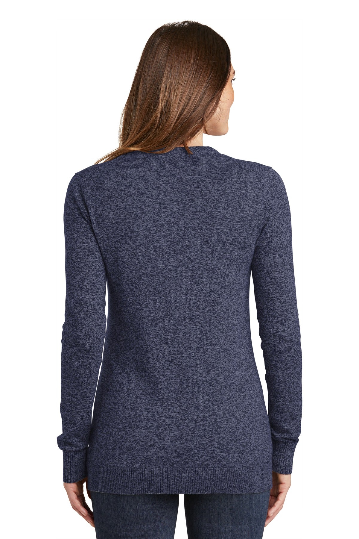Port Authority® Women's Marled Cardigan Sweater